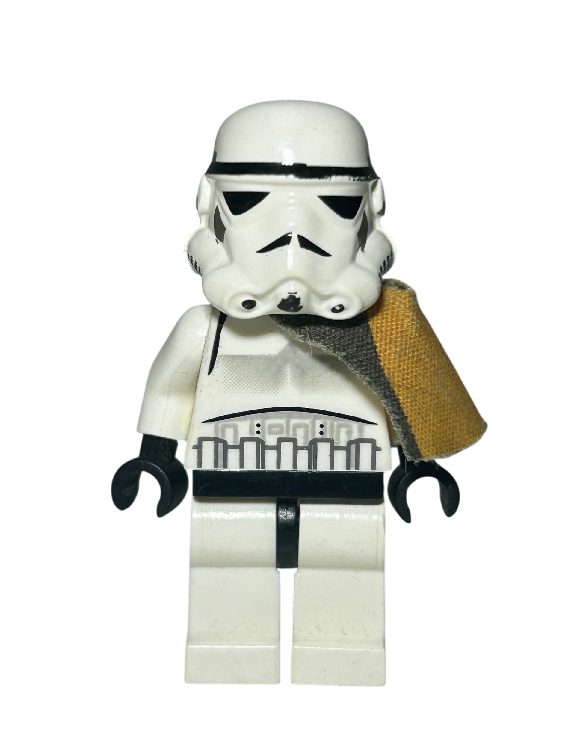 Sandtrooper SW0109a LEGO Star Wars Minifigur oranges Pauldron Vorderansicht brick2d2