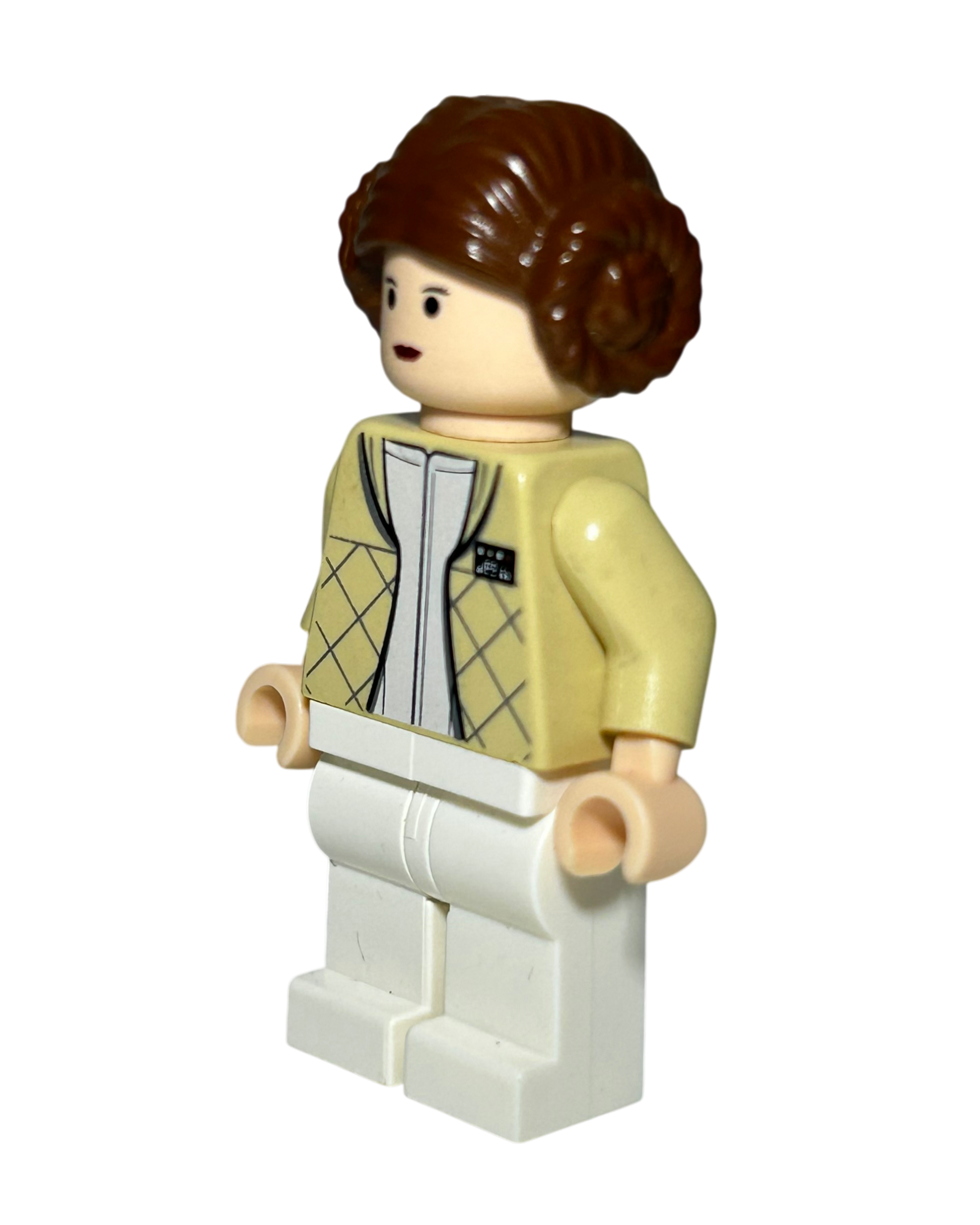 Prinzessin Leia Hoth Outfit 2004 SW0113 LEGO Star Wars Minifigur Seitenansicht rechts brick2d2