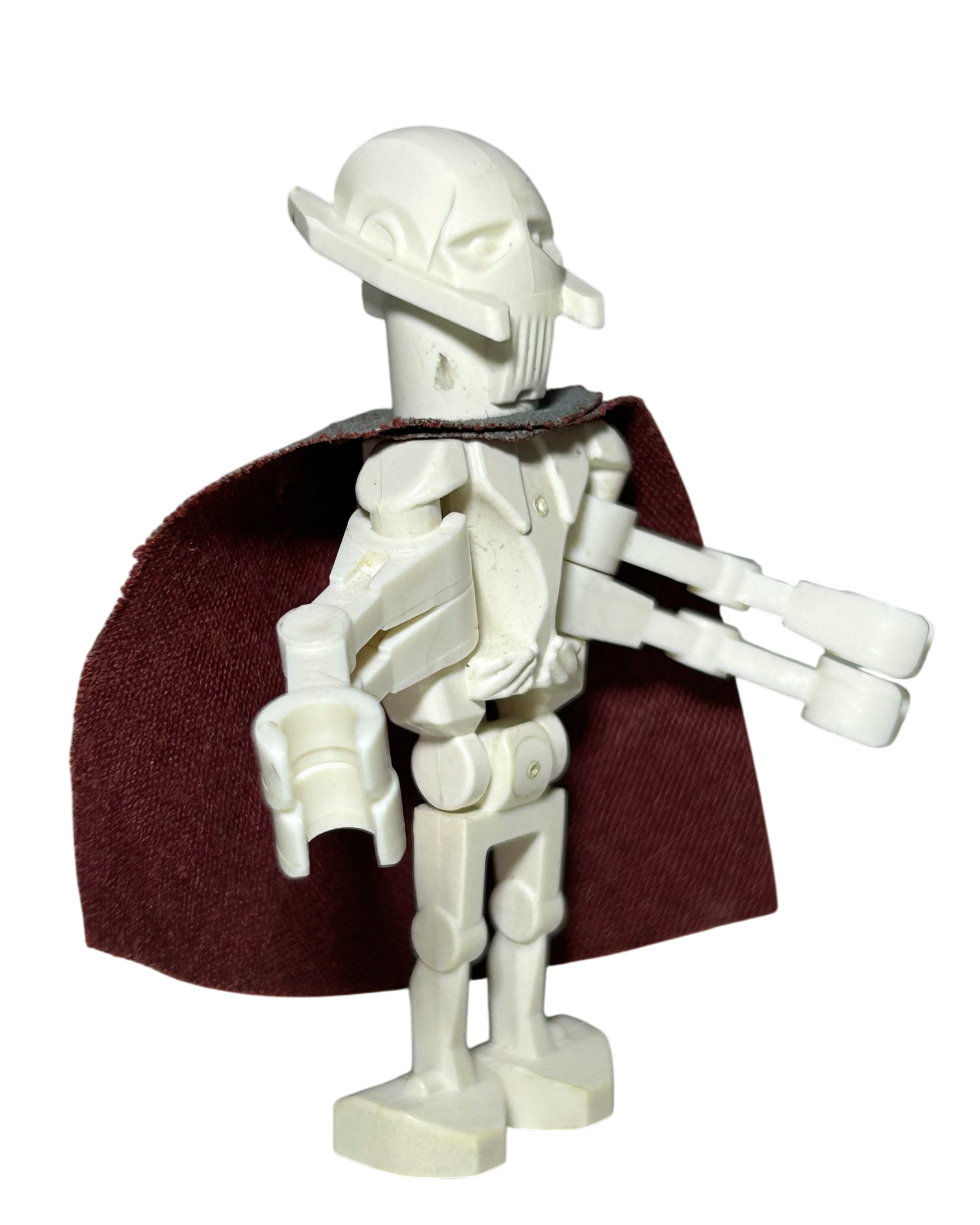 General Grievous mit Cape 2005 SW0134 LEGO Star Wars Minifigur Seitenansicht links brick2d2