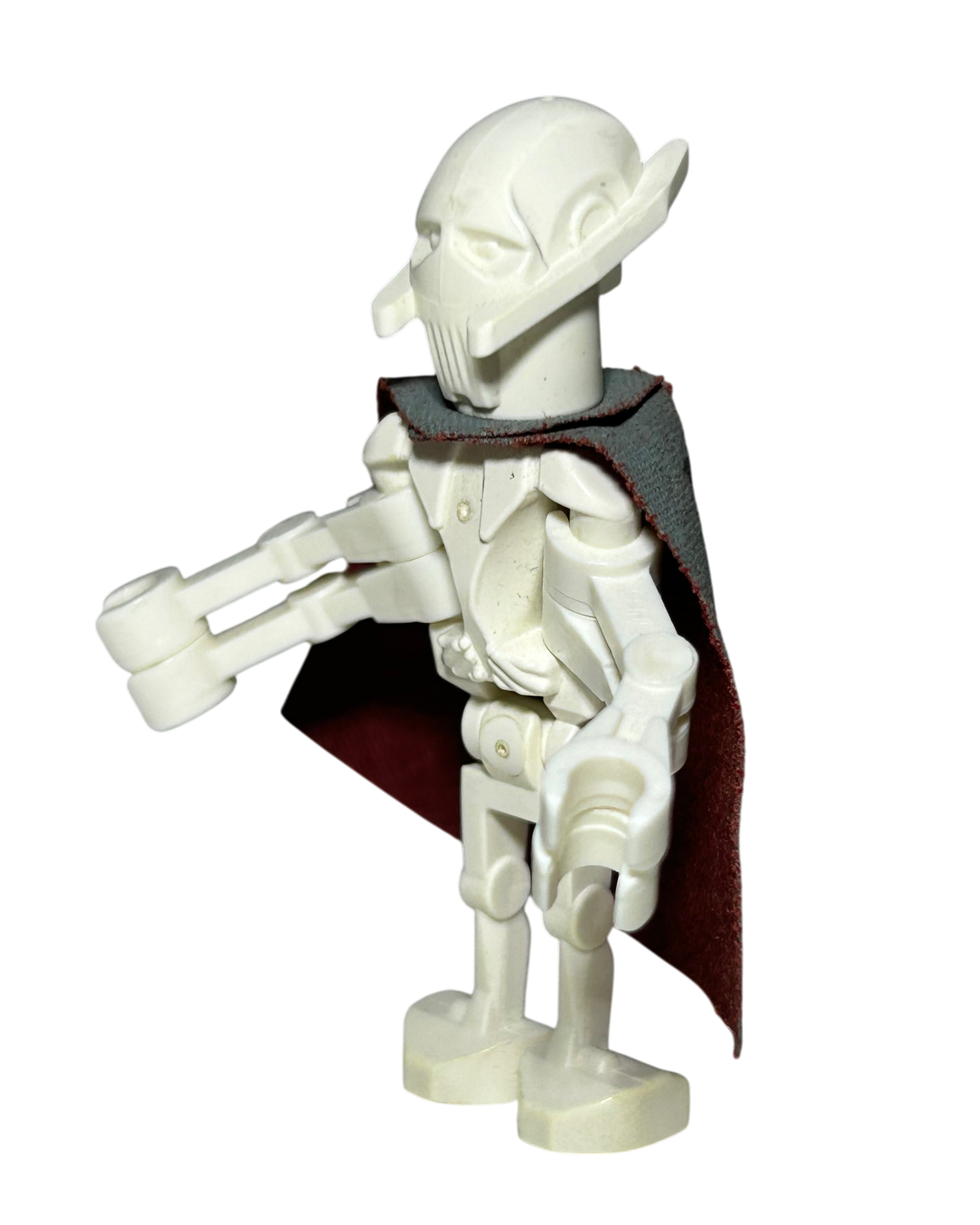 General Grievous mit Cape 2005 SW0134 LEGO Star Wars Minifigur Seitenansicht rechts brick2d2