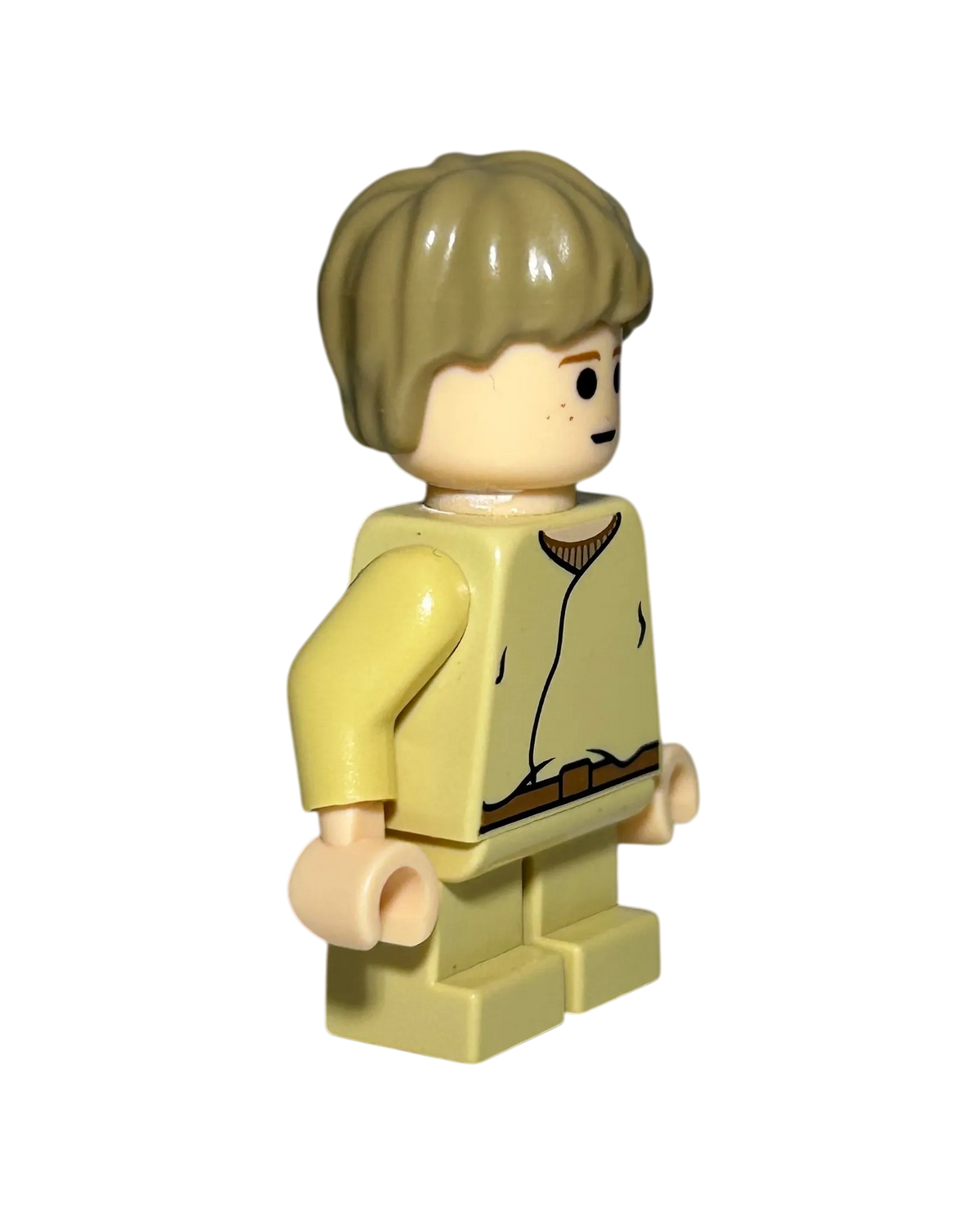 Anakin Skywalker SW0159 LEGO Star Wars Minifigur als Kind Seitenansicht links brick2d2