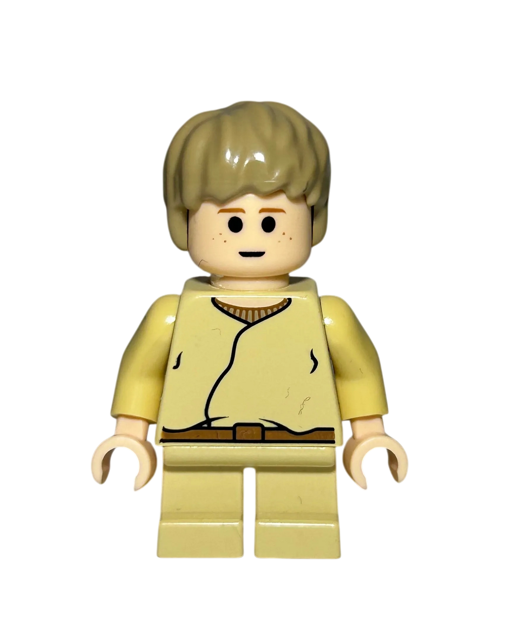 Anakin Skywalker SW0159 LEGO Star Wars Minifigur als Kind Vorderansicht brick2d2
