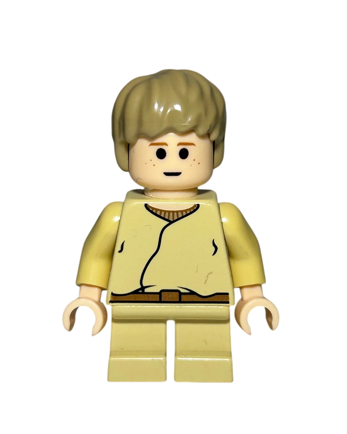 Anakin Skywalker SW0159 LEGO Star Wars Minifigur als Kind Vorderansicht brick2d2
