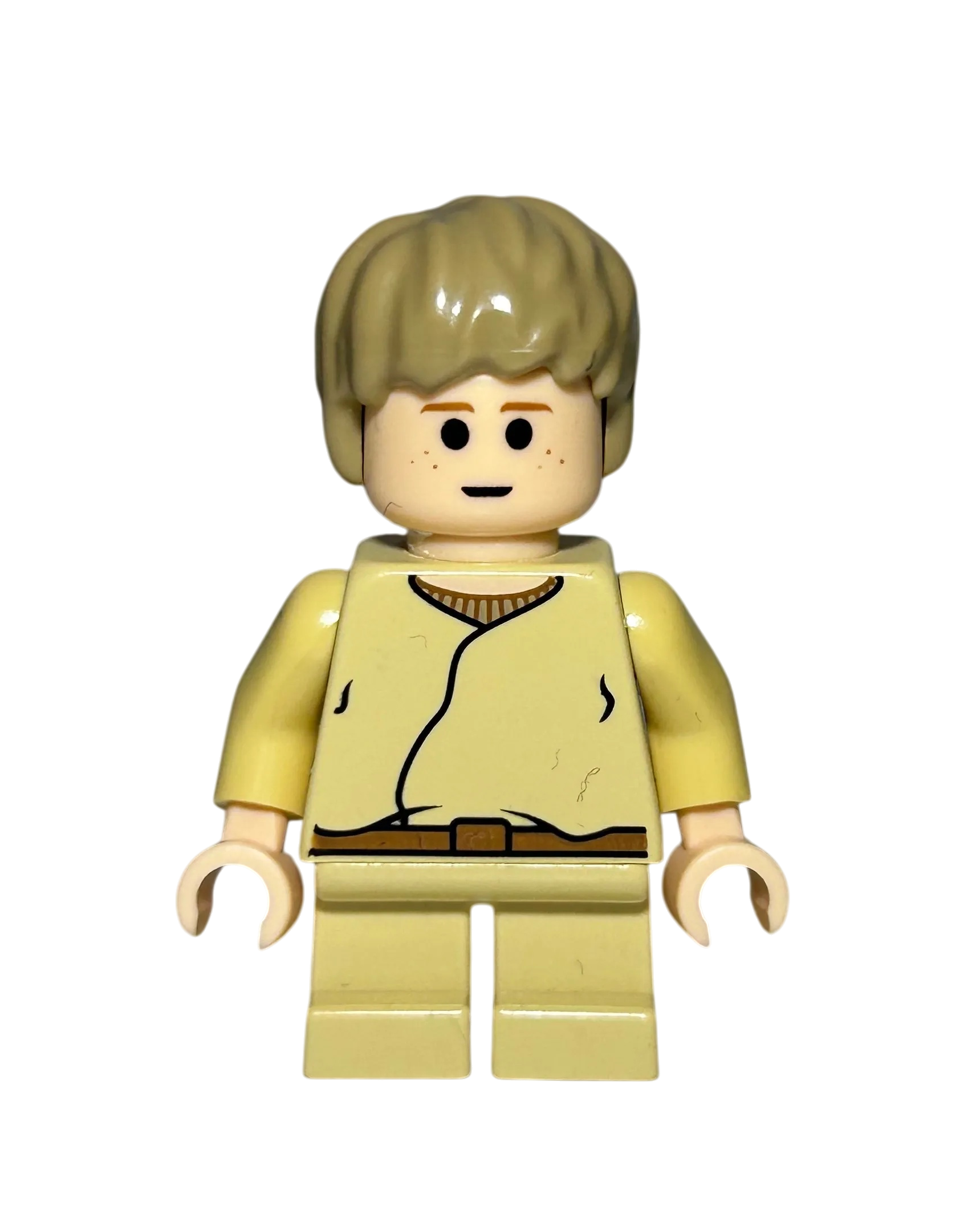 Anakin Skywalker SW0159 LEGO Star Wars Minifigur als Kind Vorderansicht brick2d2