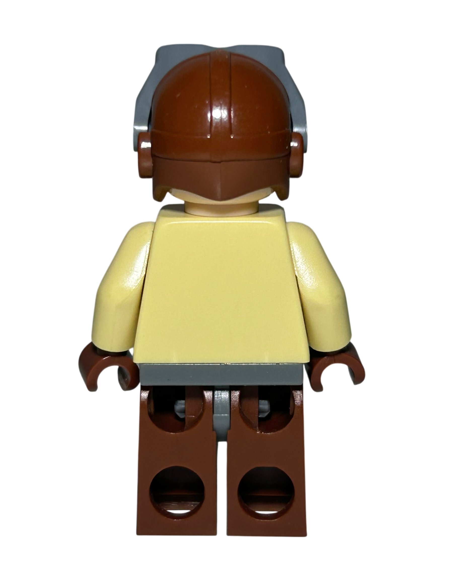 Lego Star Wars Minifigur Naboo Fighter Pilot SW0160 Rückansicht brick2d2