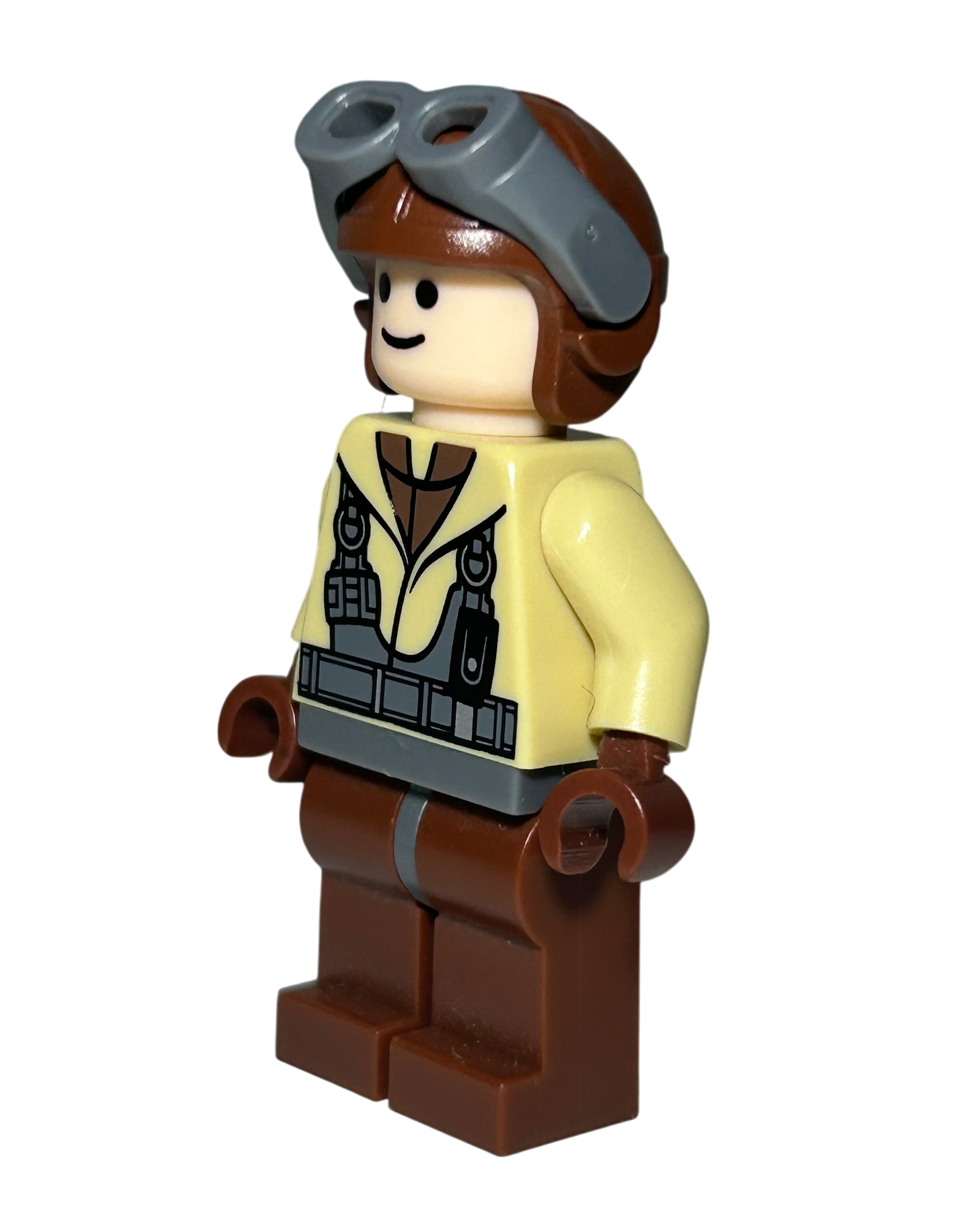 Lego Star Wars Minifigur Naboo Fighter Pilot SW0160 Seitenansicht rechts brick2d2