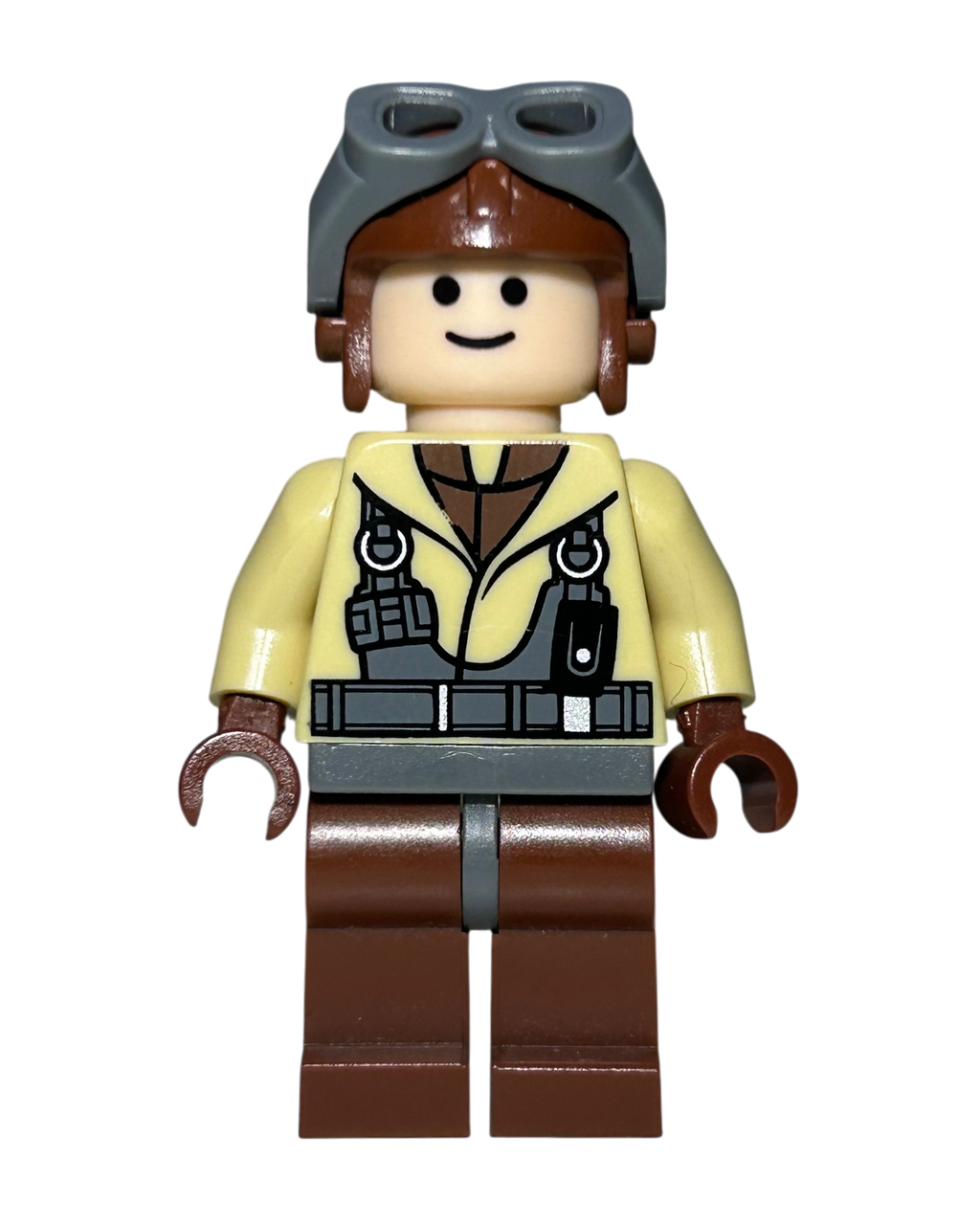 Lego Star Wars Minifigur Naboo Fighter Pilot SW0160 Vorderansicht brick2d2