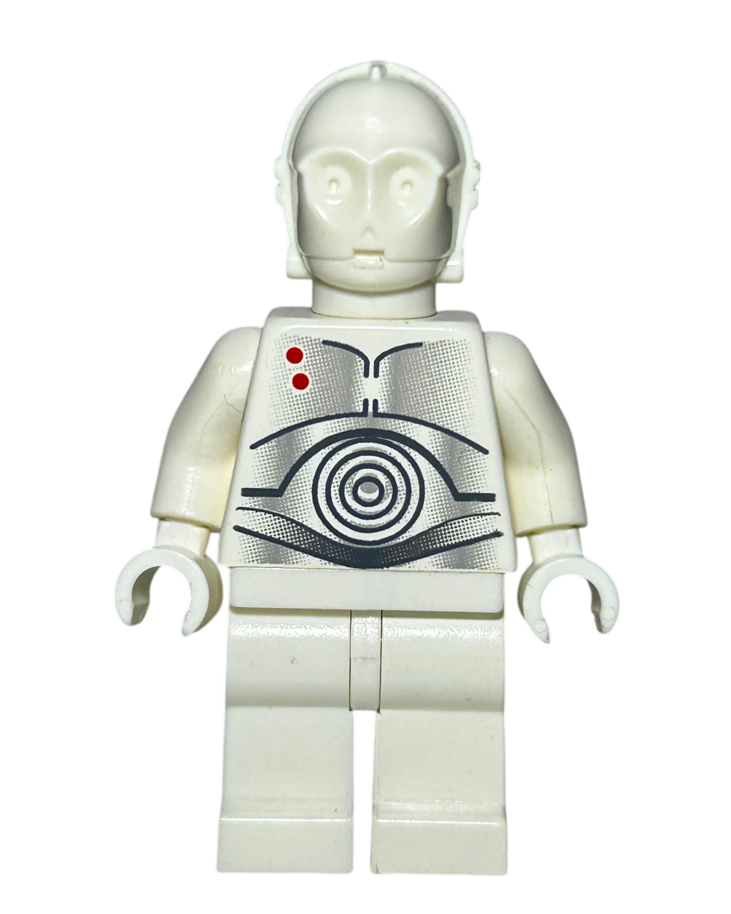 K-3PO Protocol Droid SW0165 LEGO Star Wars Minifigur Vorderansicht brick2d2