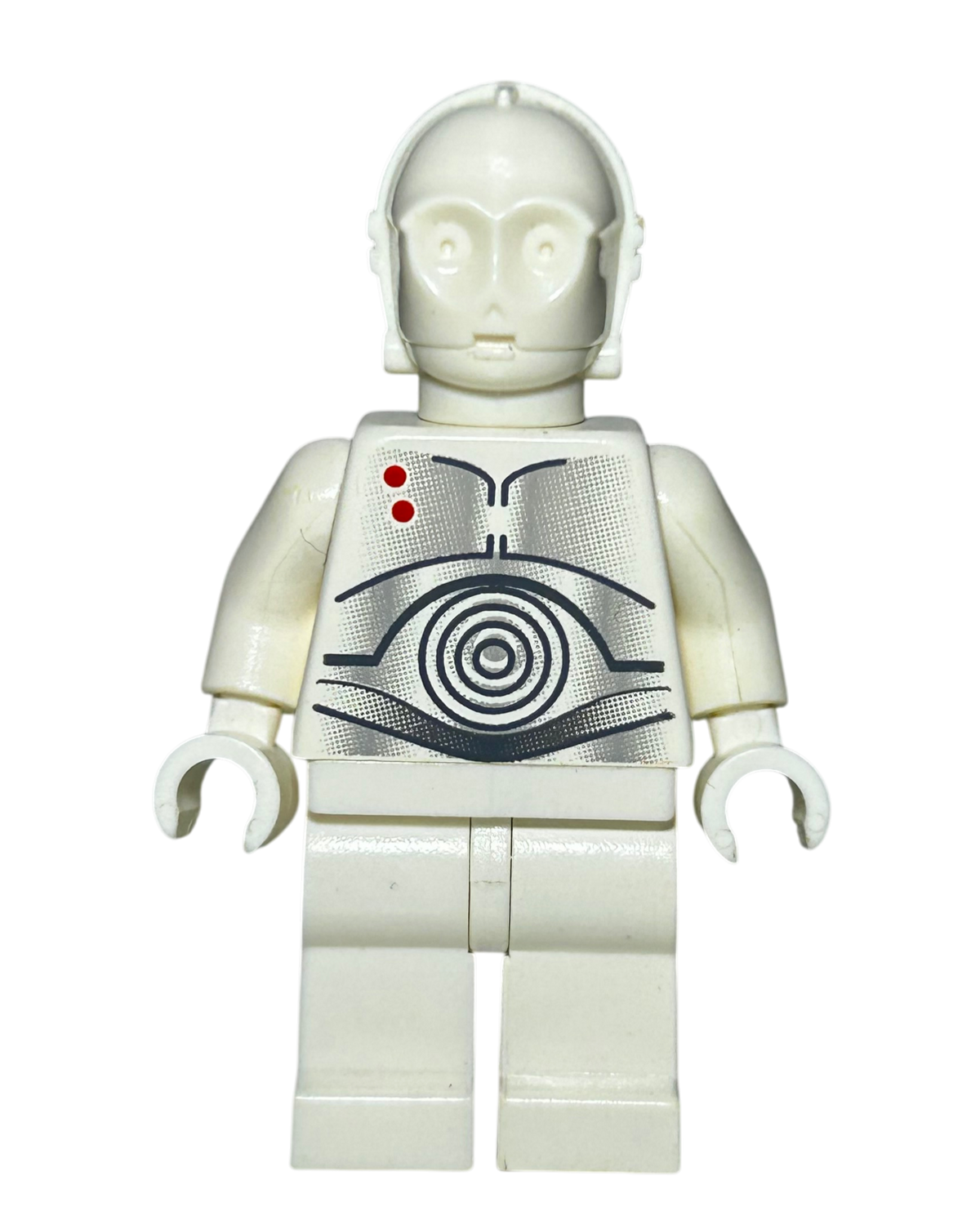 K-3PO Protocol Droid SW0165 LEGO Star Wars Minifigur Vorderansicht brick2d2
