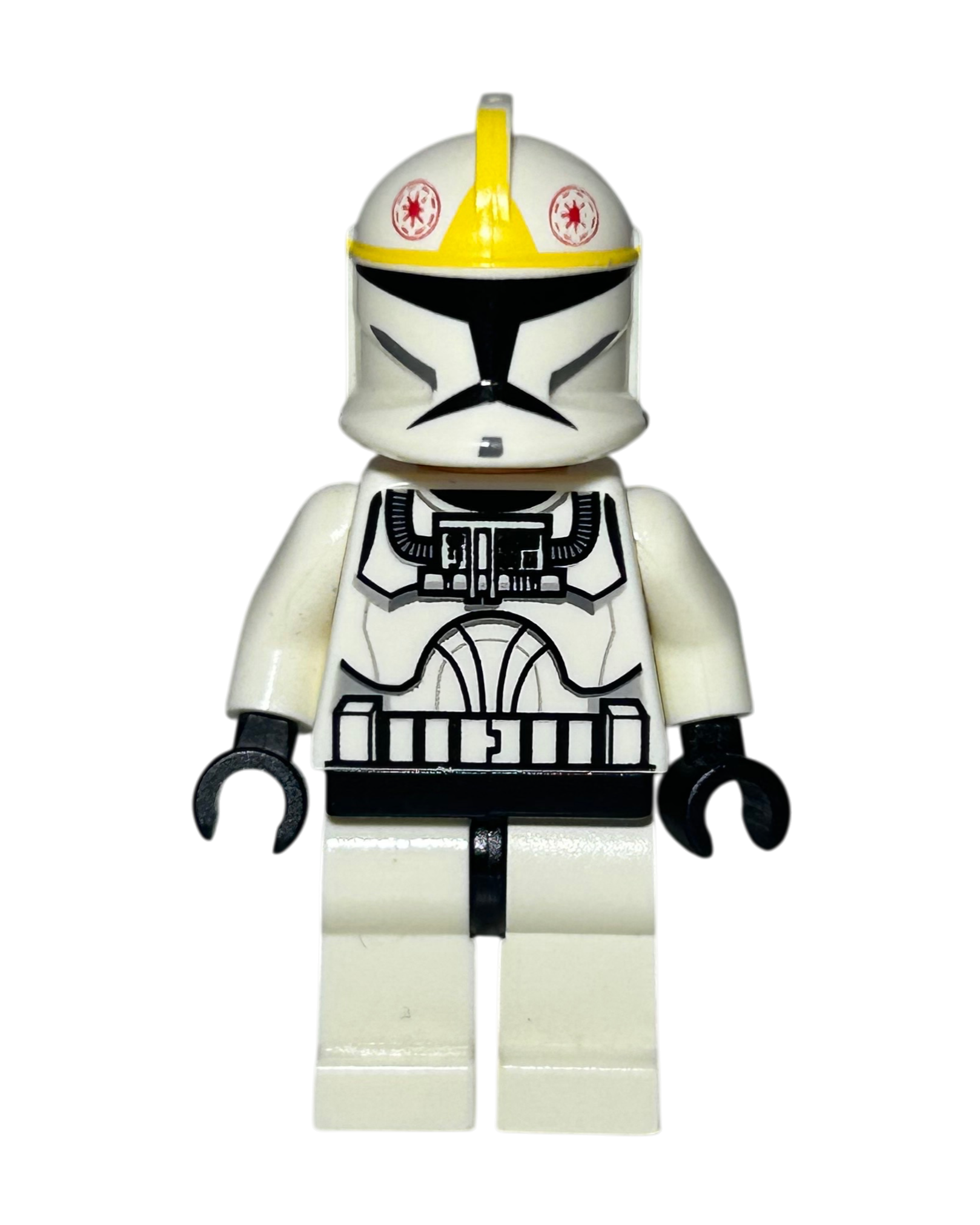 Clone Trooper Pilot Phase 1 SW0191 LEGO Star Wars Minifigur Vorderansicht brick2d2