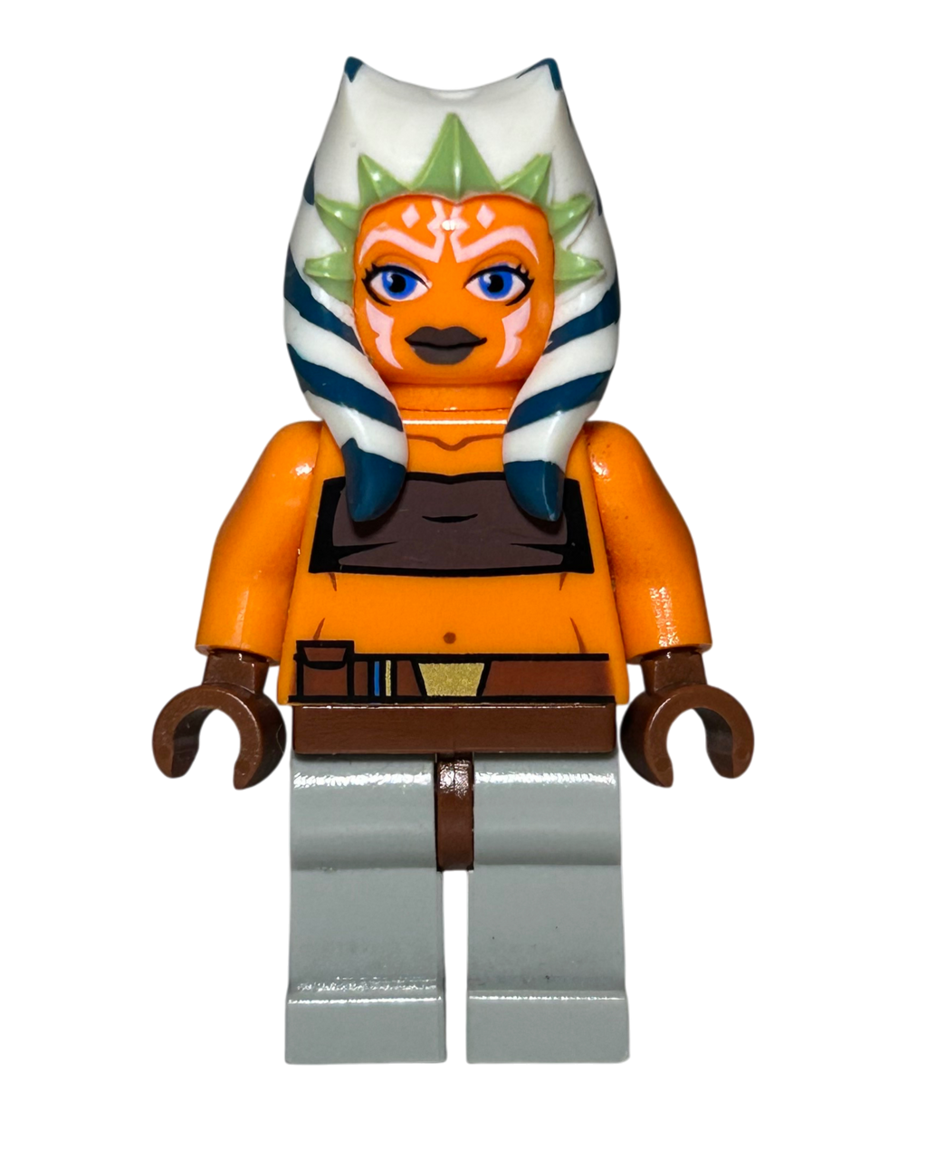 LEGO Star Wars Minifigur Ahsoka Tano SW0192 Vorderansicht – Brick2D2