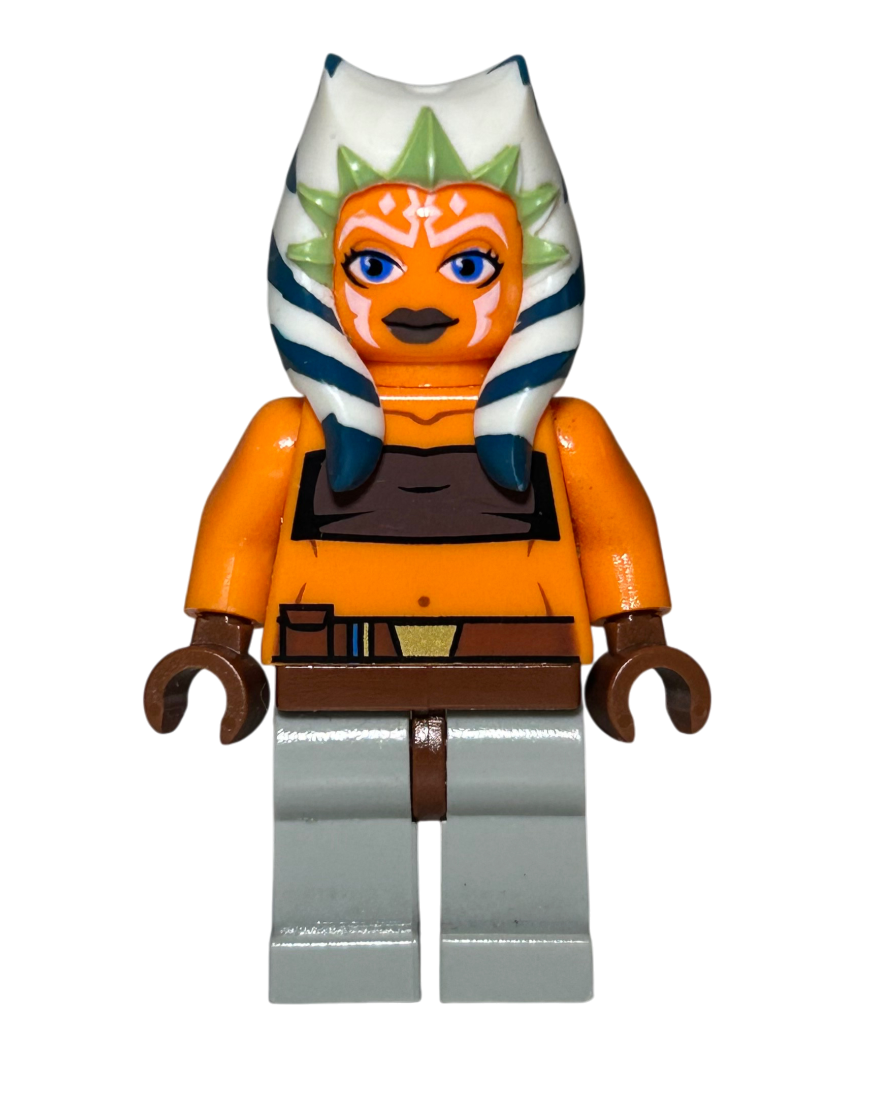 LEGO Star Wars Minifigur Ahsoka Tano SW0192 Vorderansicht – Brick2D2