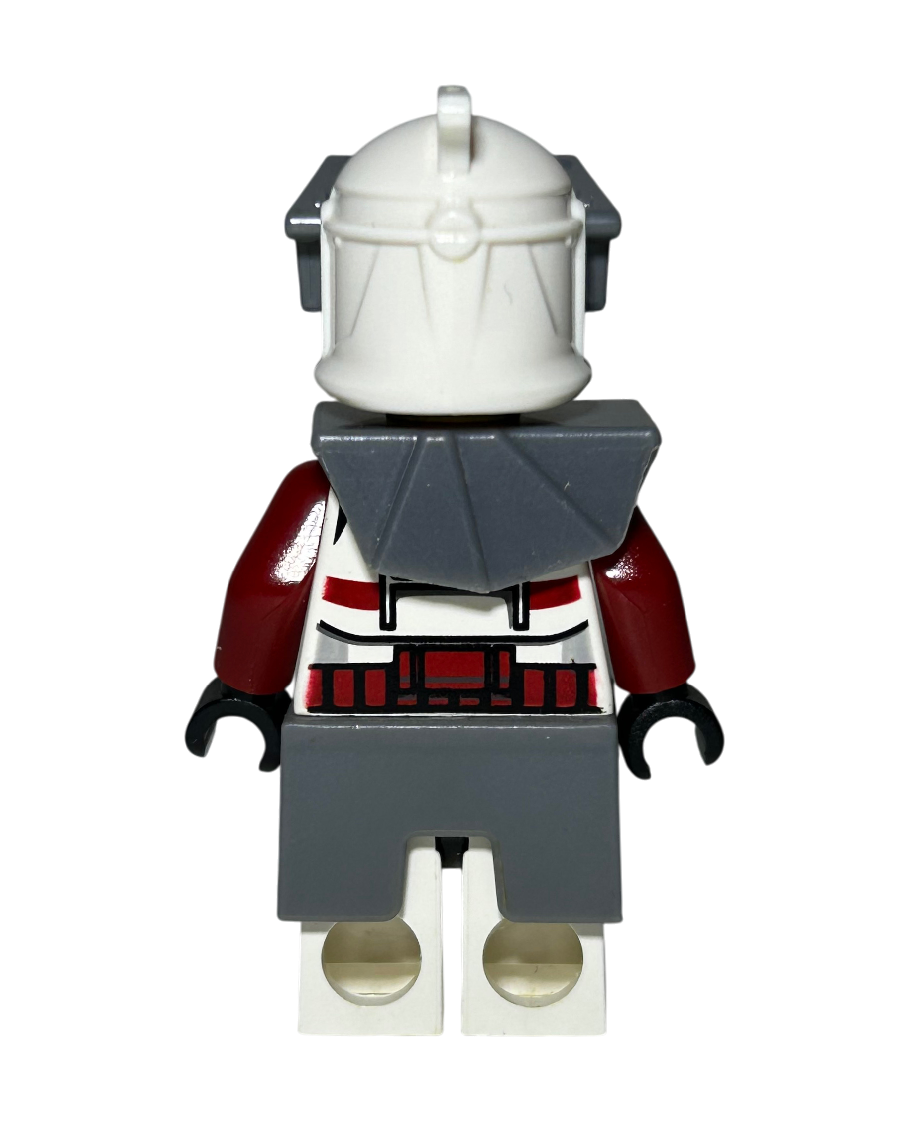 Commander Fox Phase 1 (Coruscant Guards) SW0202a LEGO Star Wars Minifigur Rückansicht brick2d2