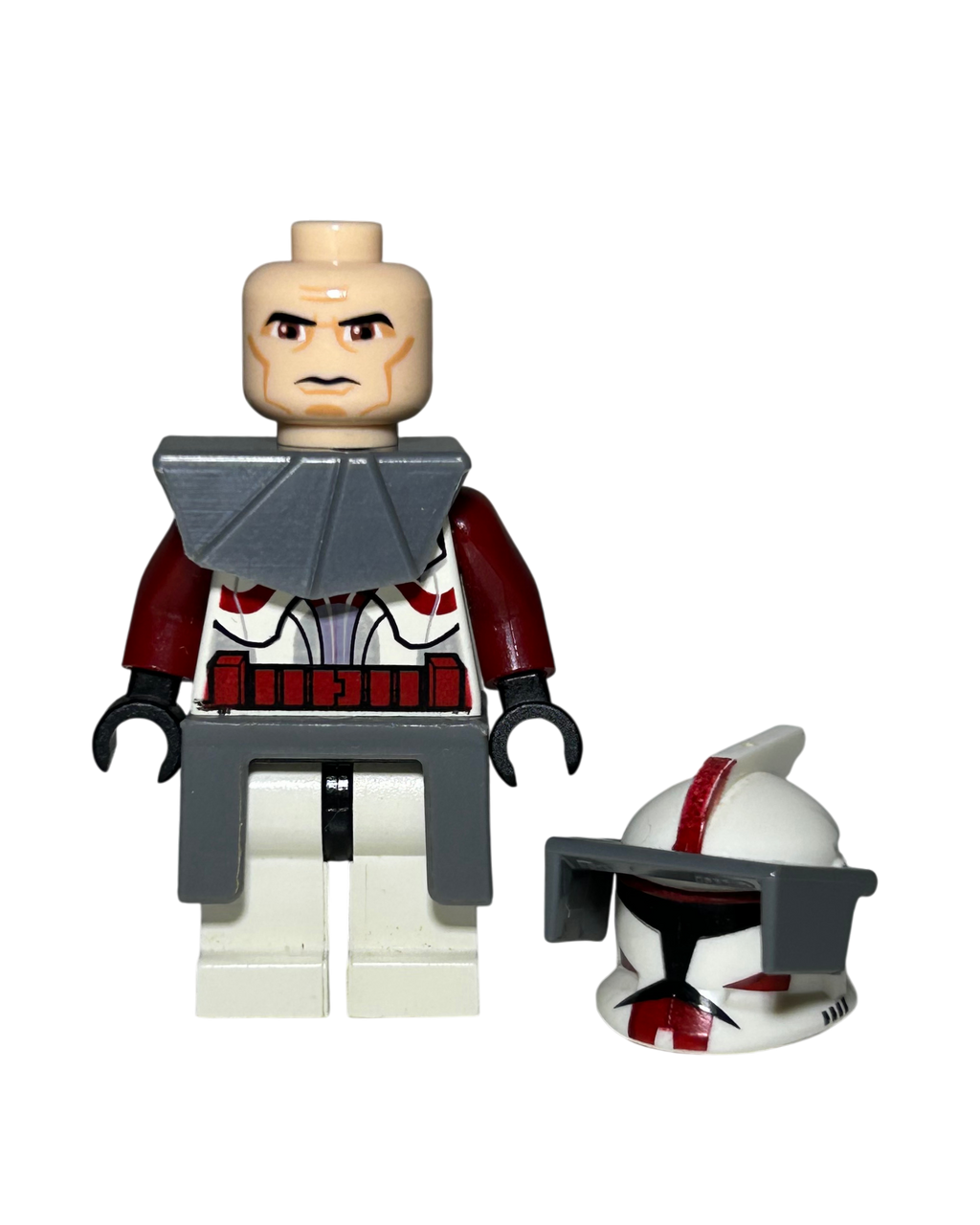 Commander Fox Phase 1 (Coruscant Guards) SW0202a LEGO Star Wars Minifigur Detailansicht brick2d2