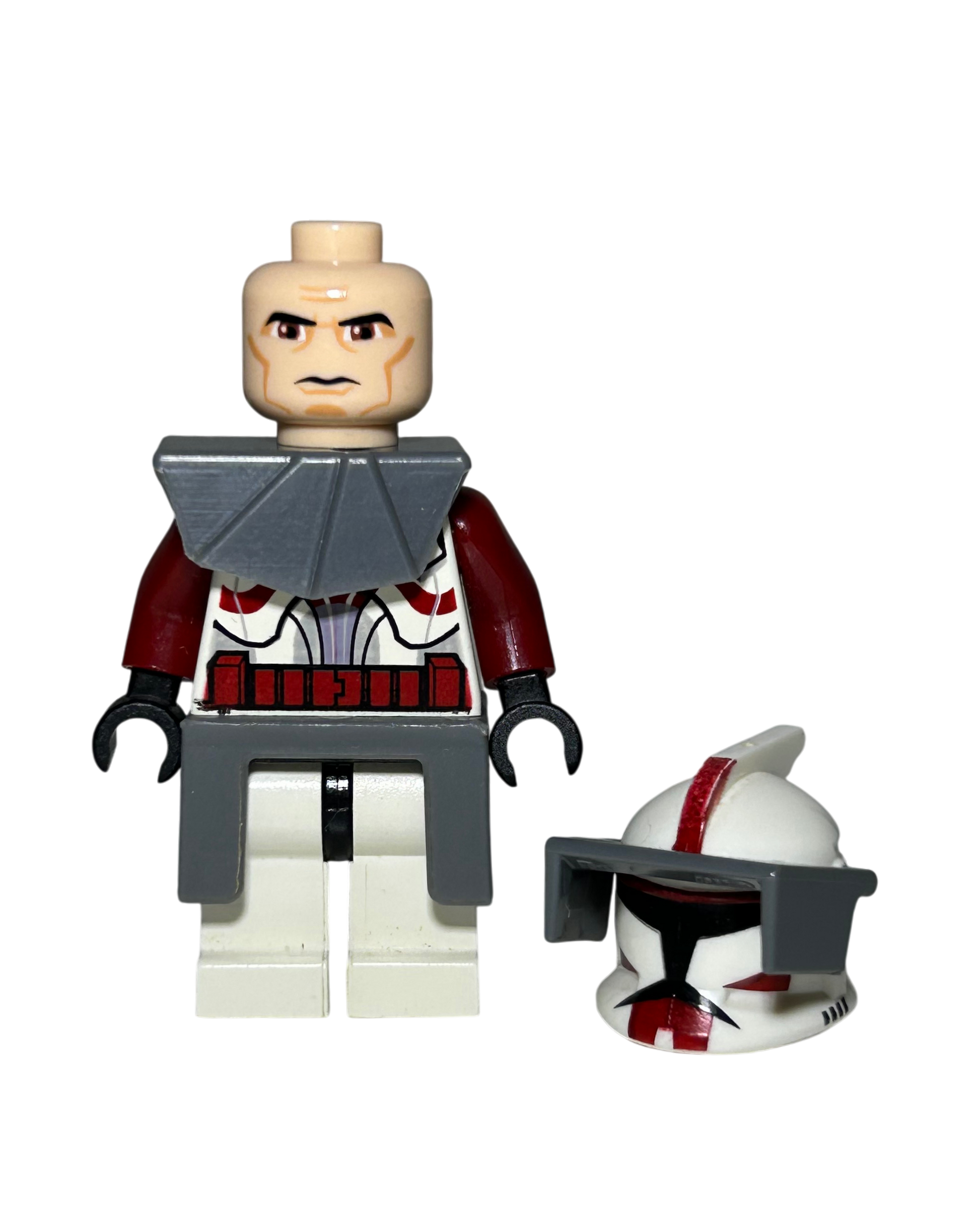 Commander Fox Phase 1 (Coruscant Guards) SW0202a LEGO Star Wars Minifigur Detailansicht brick2d2