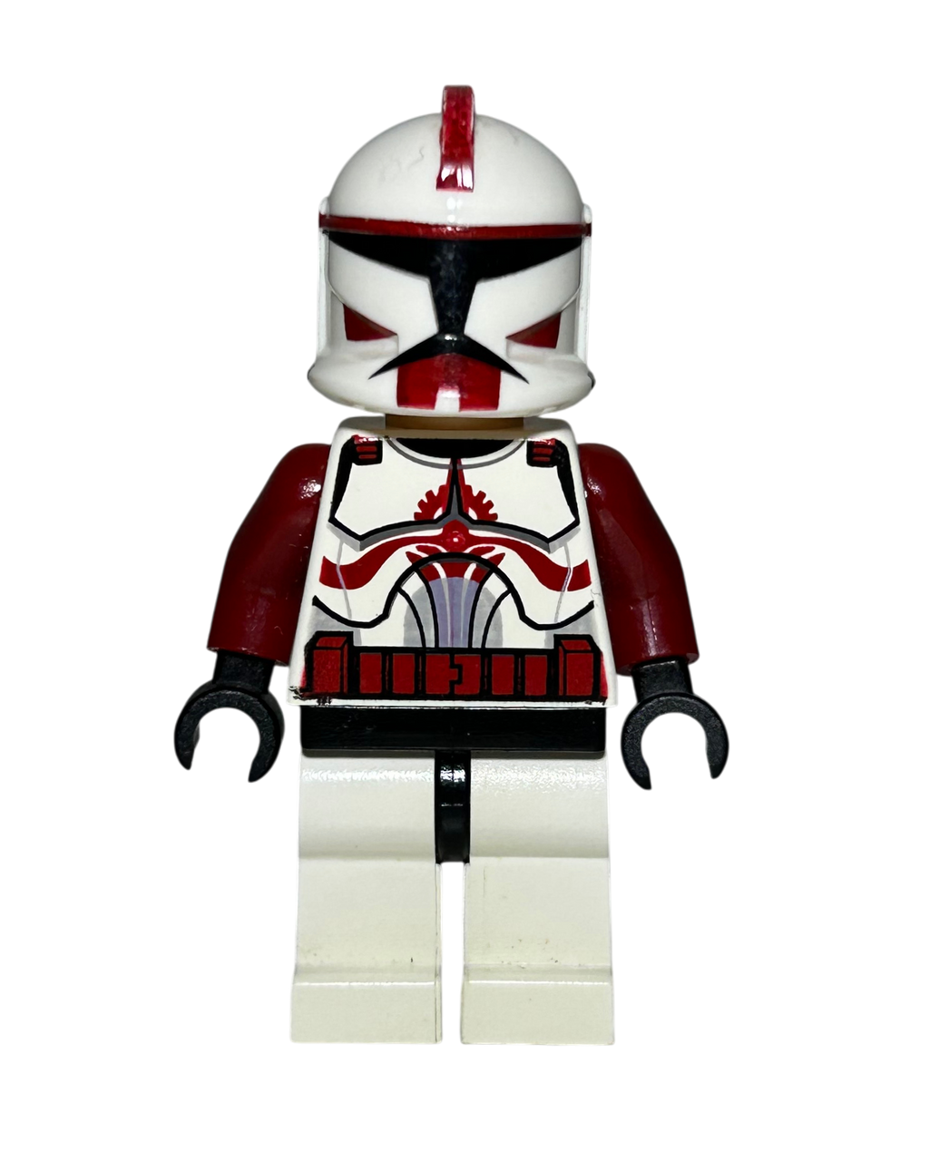 Commander Fox Phase 1 (Coruscant Guards) SW0202a LEGO Star Wars Minifigur Detailansicht 2 brick2d2
