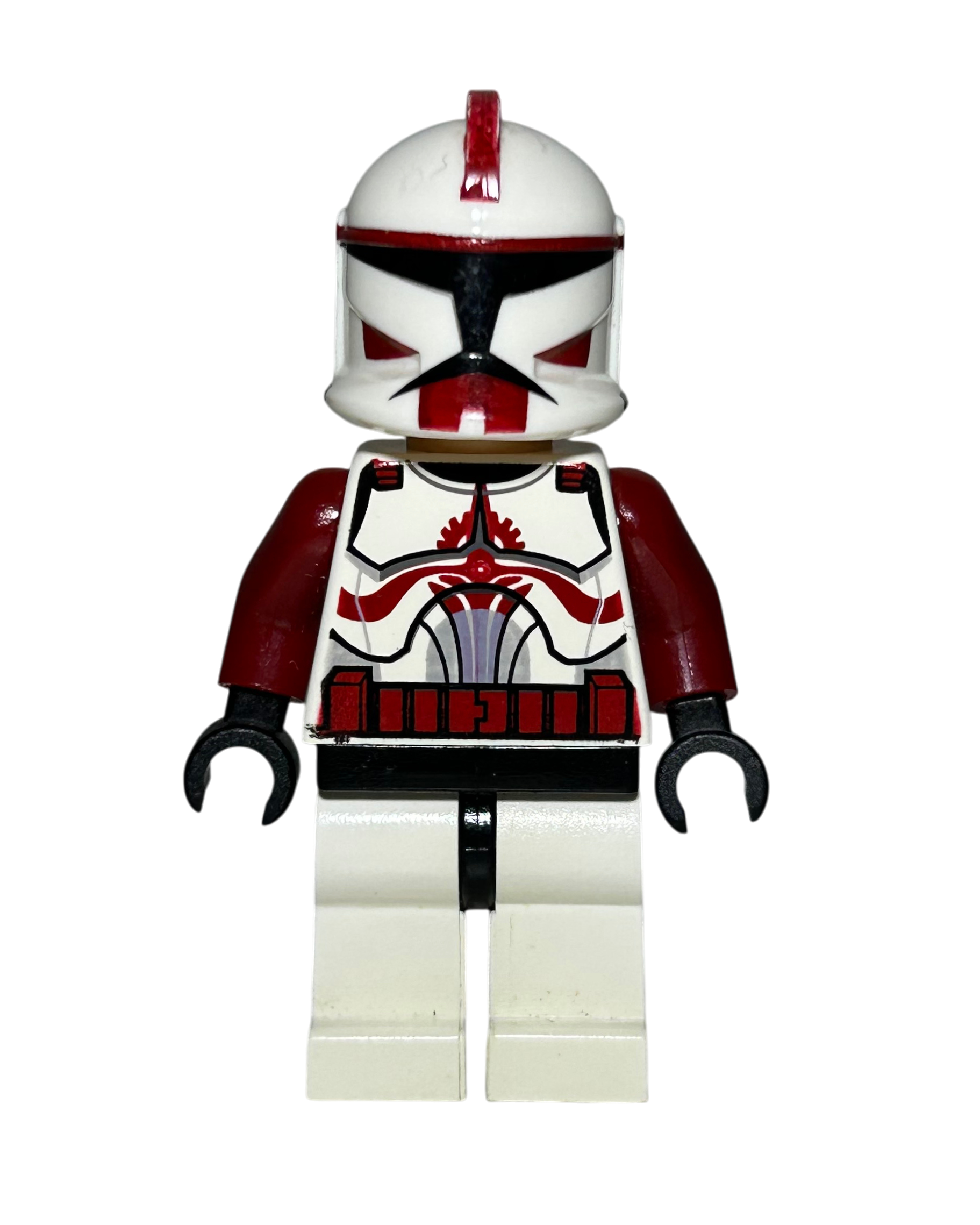 Commander Fox Phase 1 (Coruscant Guards) SW0202a LEGO Star Wars Minifigur Detailansicht 2 brick2d2