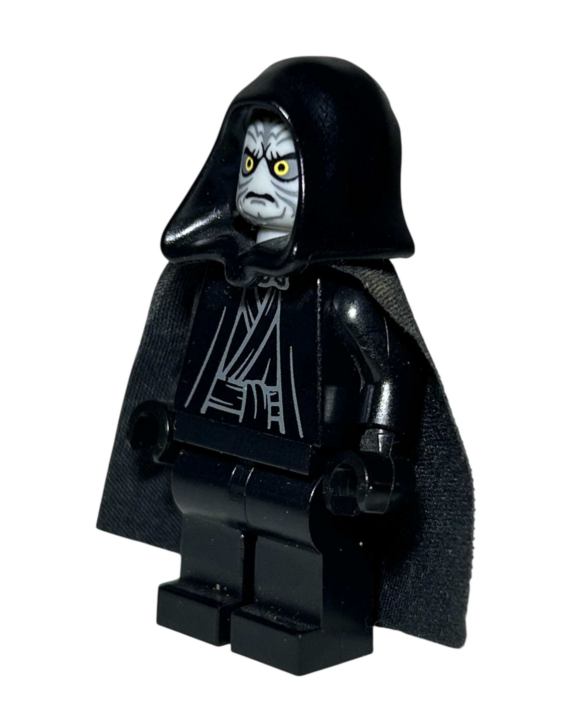 Imperator Palpatine SW0210 LEGO Star Wars Minifigur Seitenansicht rechts brick2d2
