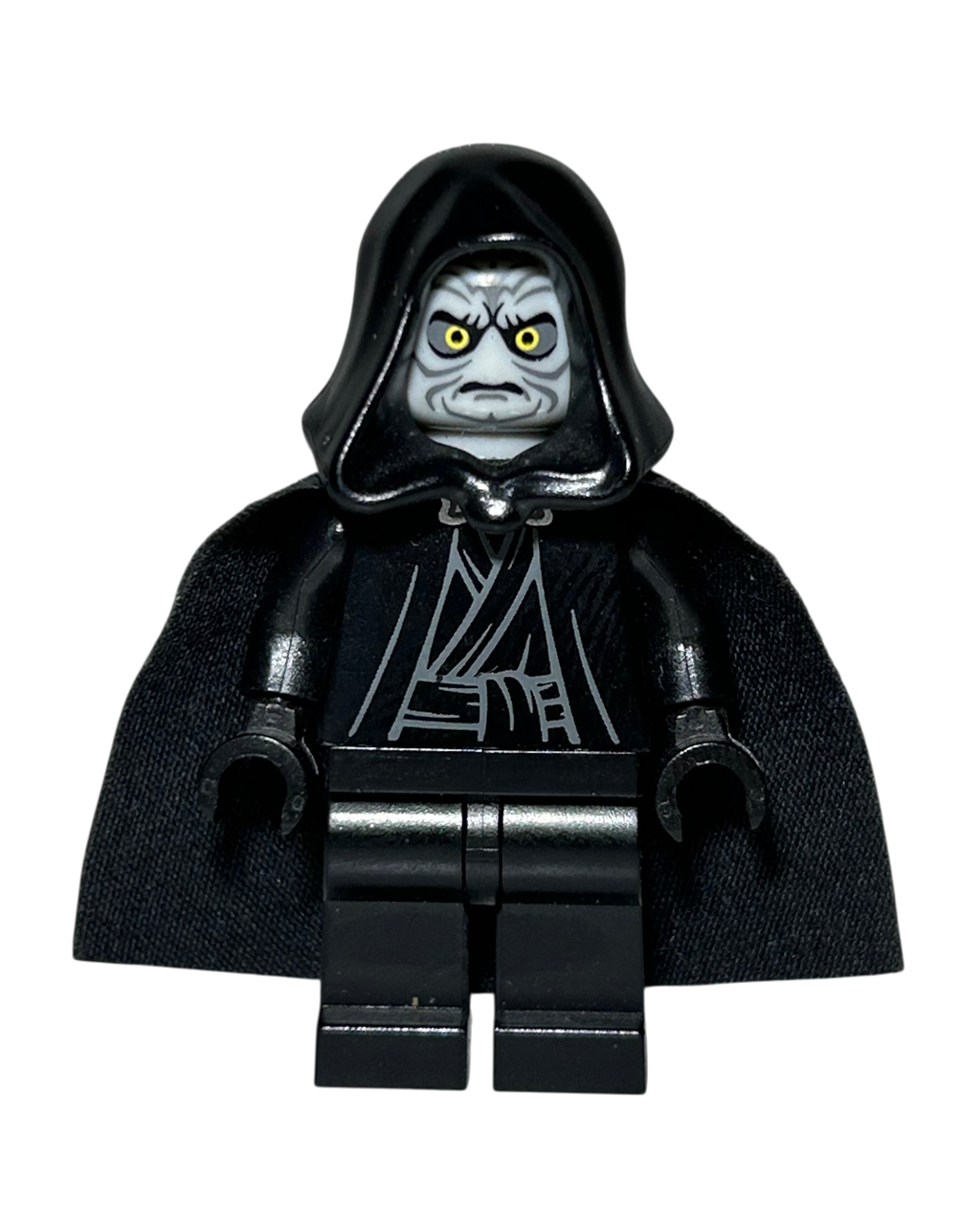 Imperator Palpatine SW0210 LEGO Star Wars Minifigur Vorderansicht brick2d2