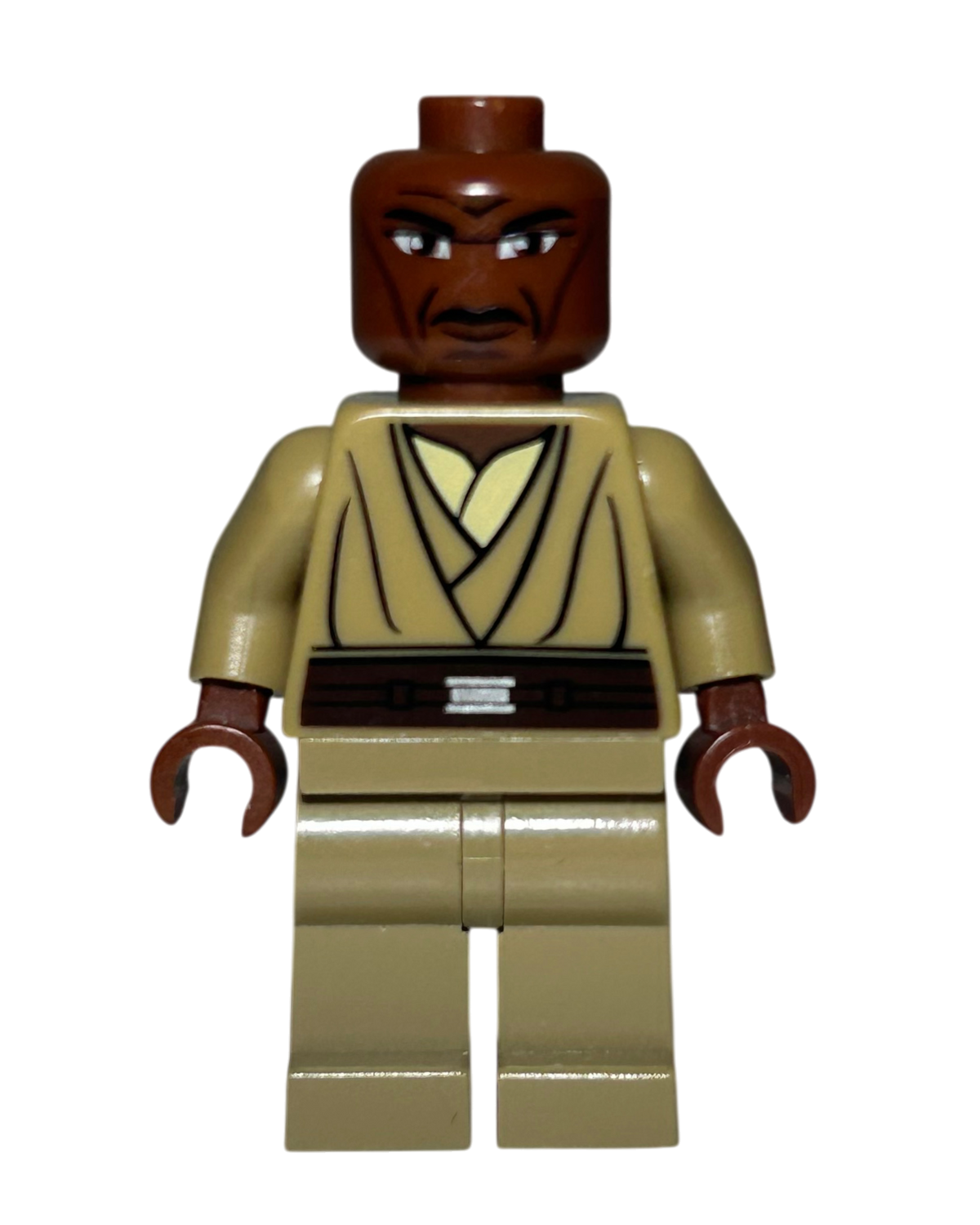 Mace Windu Clone Wars SW0220 LEGO Star Wars Minifigur Vorderansicht brick2d2