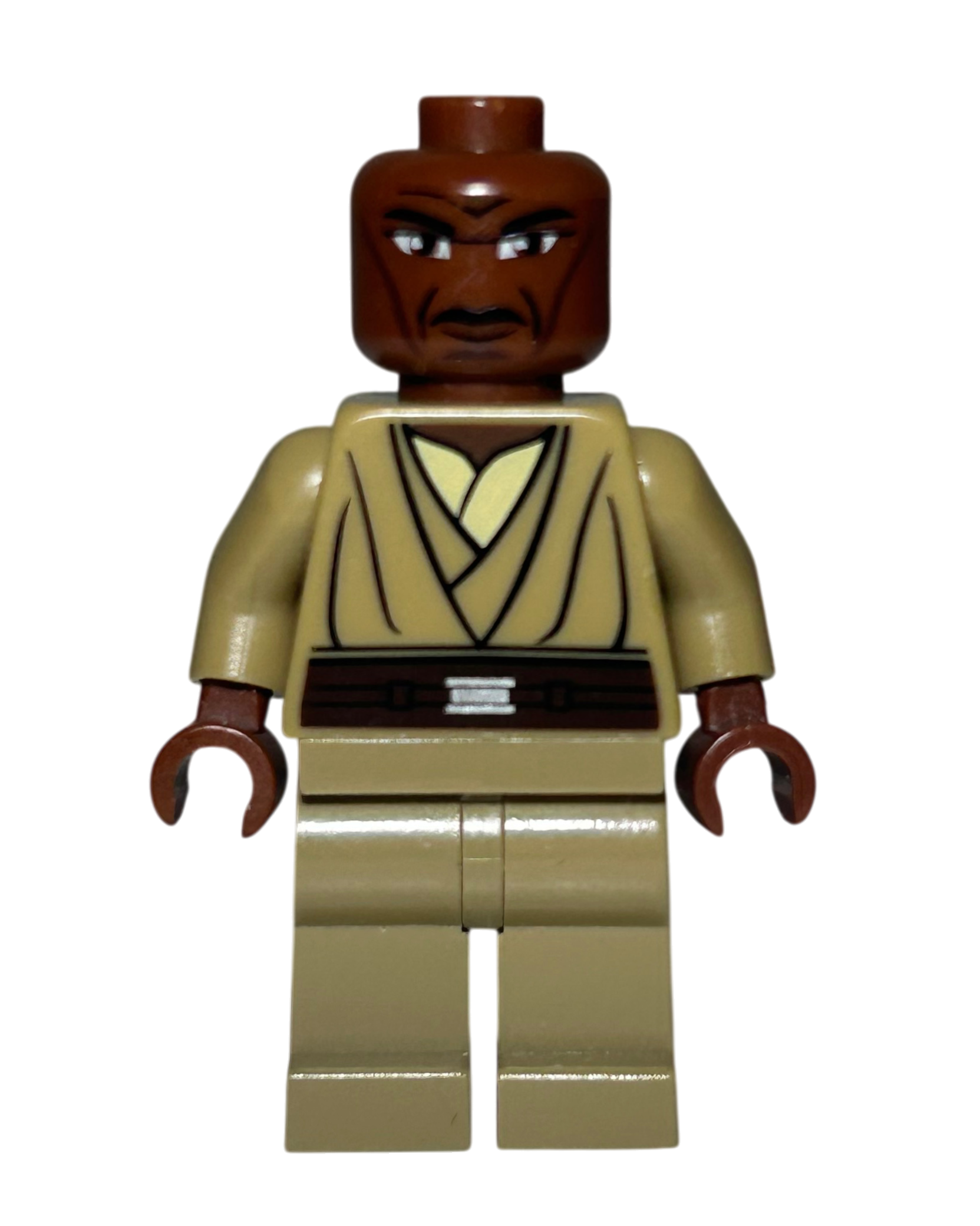 Mace Windu Clone Wars SW0220 LEGO Star Wars Minifigur Vorderansicht brick2d2