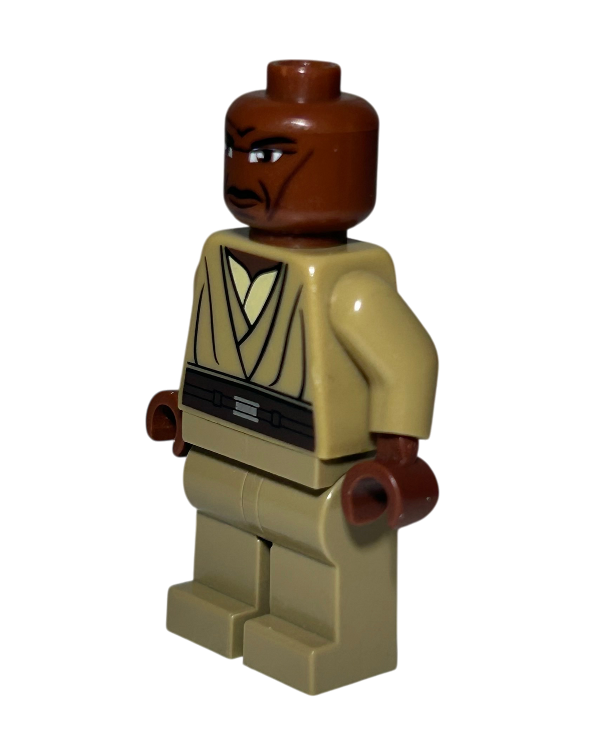 Mace Windu Clone Wars SW0220 LEGO Star Wars Minifigur Seitenansicht rechts brick2d2