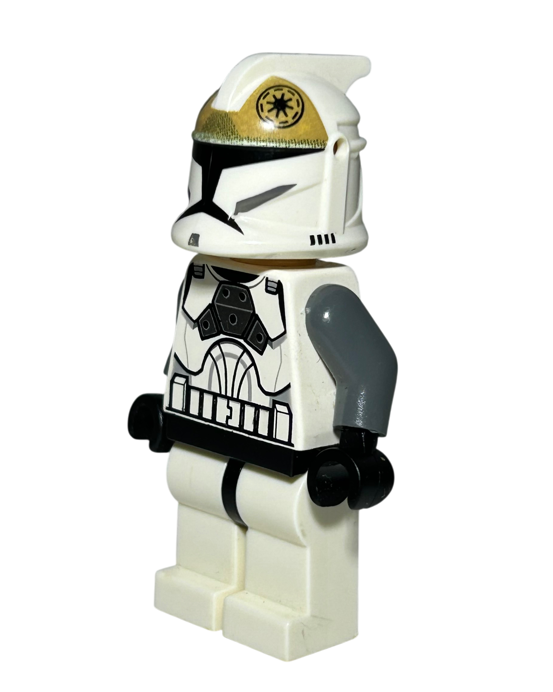 Clone Trooper Gunner Phase 1 SW0221 LEGO Star Wars Minifigur Seitenansicht rechts brick2d2
