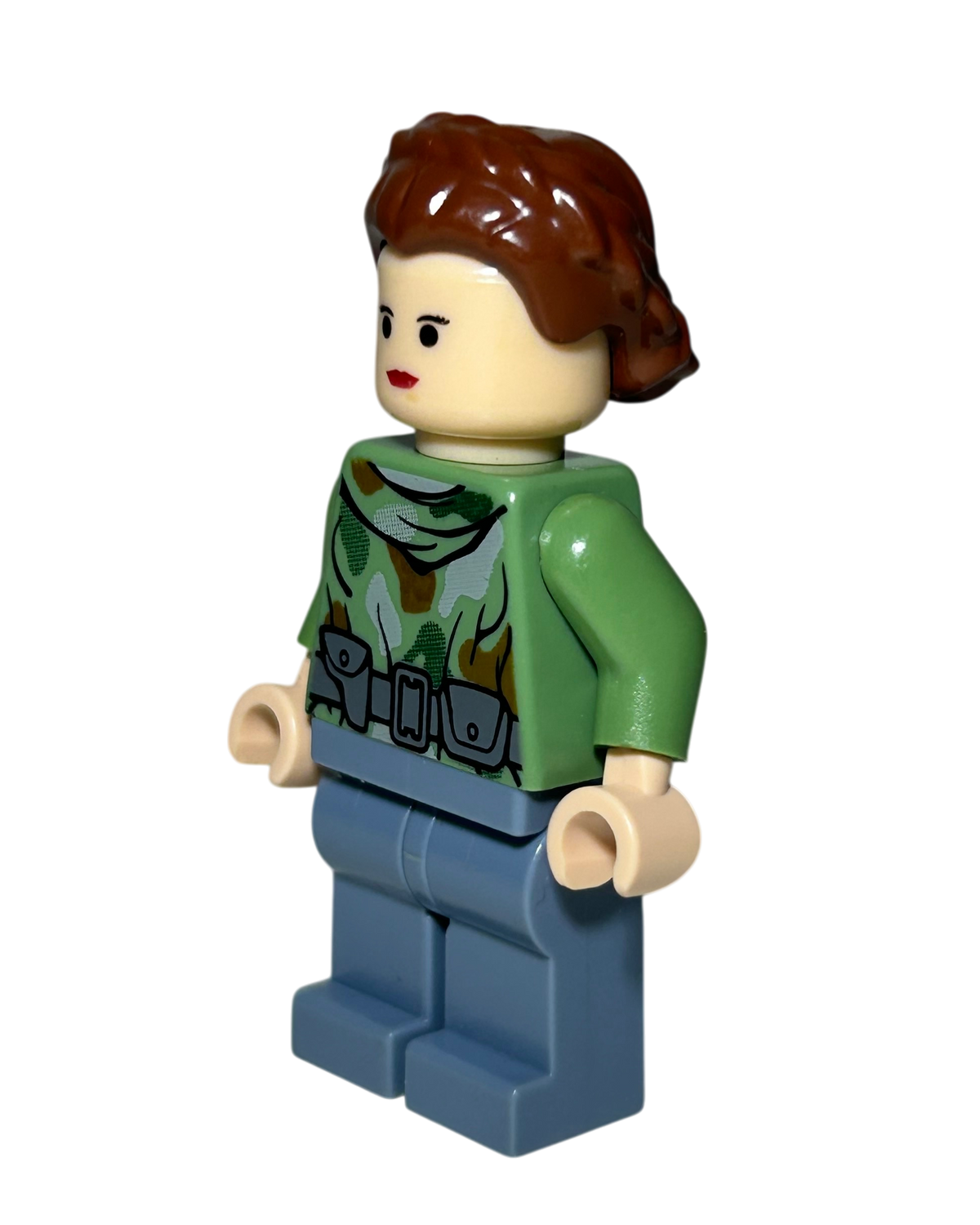 Prinzessin Leia Endor Outfit SW0235 LEGO Star Wars Minifigur Seitenansicht rechts brick2d2