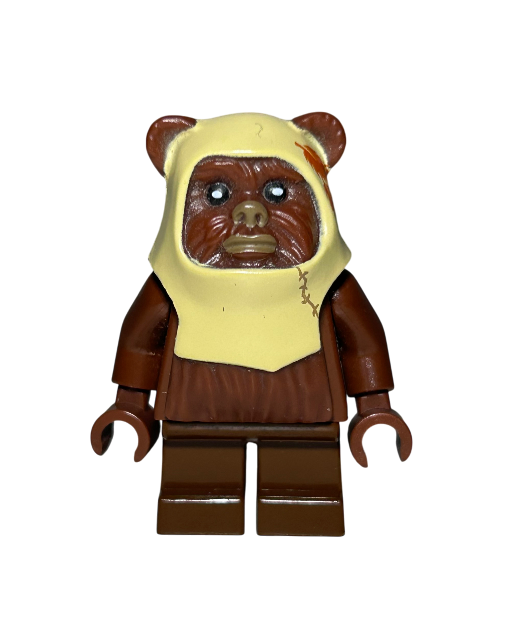 Paploo Ewok SW0238 LEGO Star Wars Minifigur Vorderansicht brick2d2