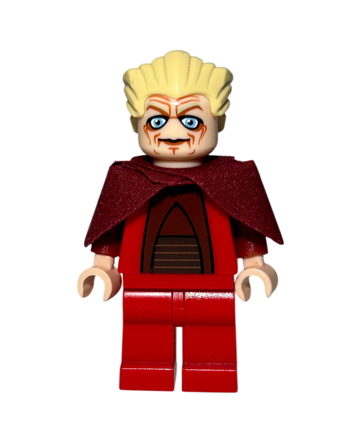 Chancellor Palpatine SW0243 LEGO Star Wars Minifigur Vorderansicht 