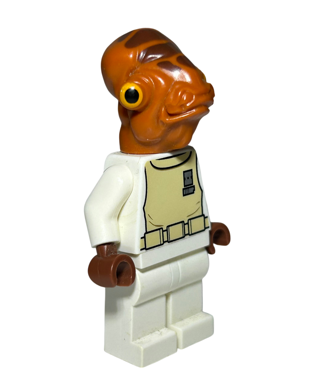 Admiral Ackbar SW0247 LEGO Star Wars Minifigur Seitenansicht links brick2d2