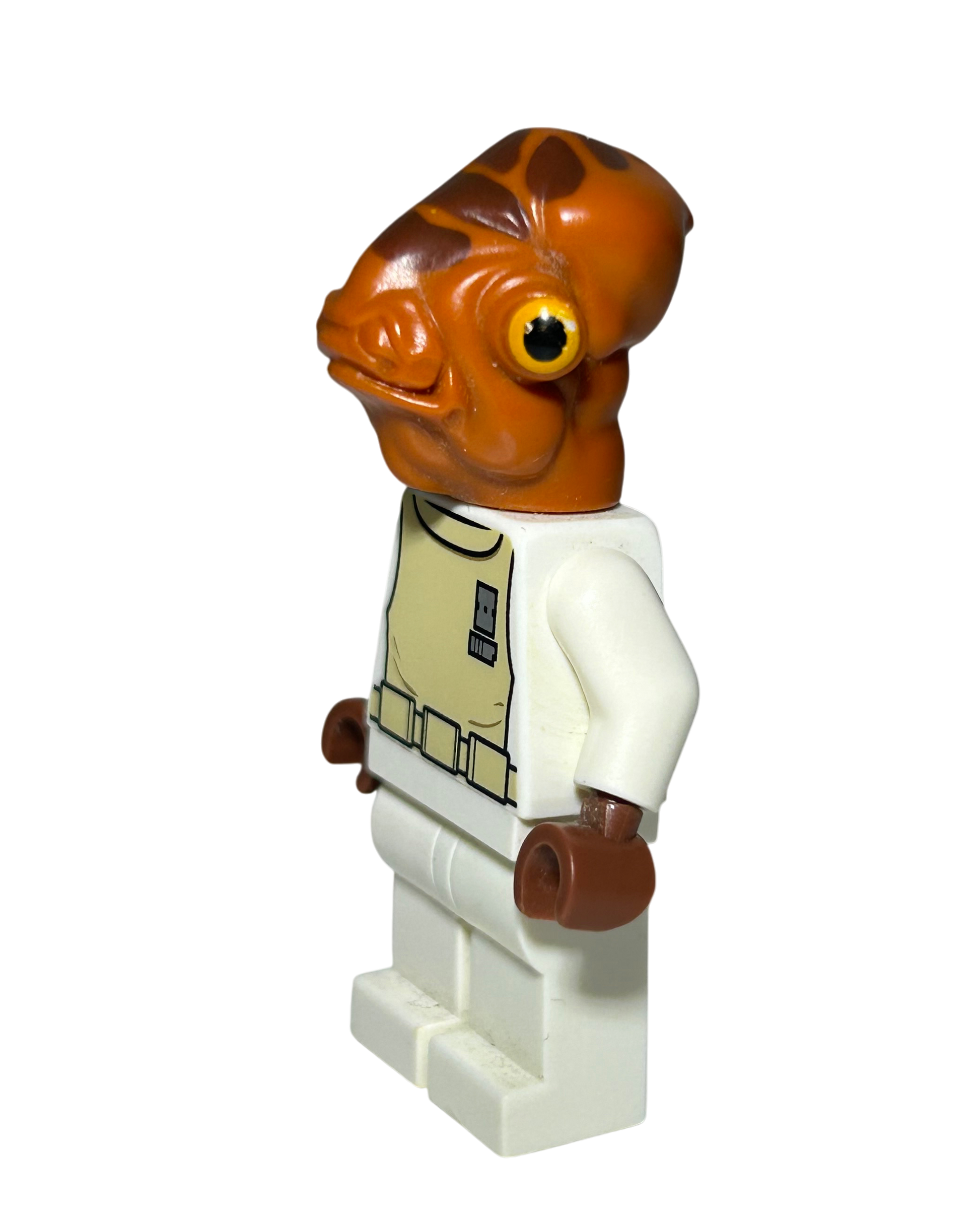 Admiral Ackbar SW0247 LEGO Star Wars Minifigur Seitenansicht rechts brick2d2