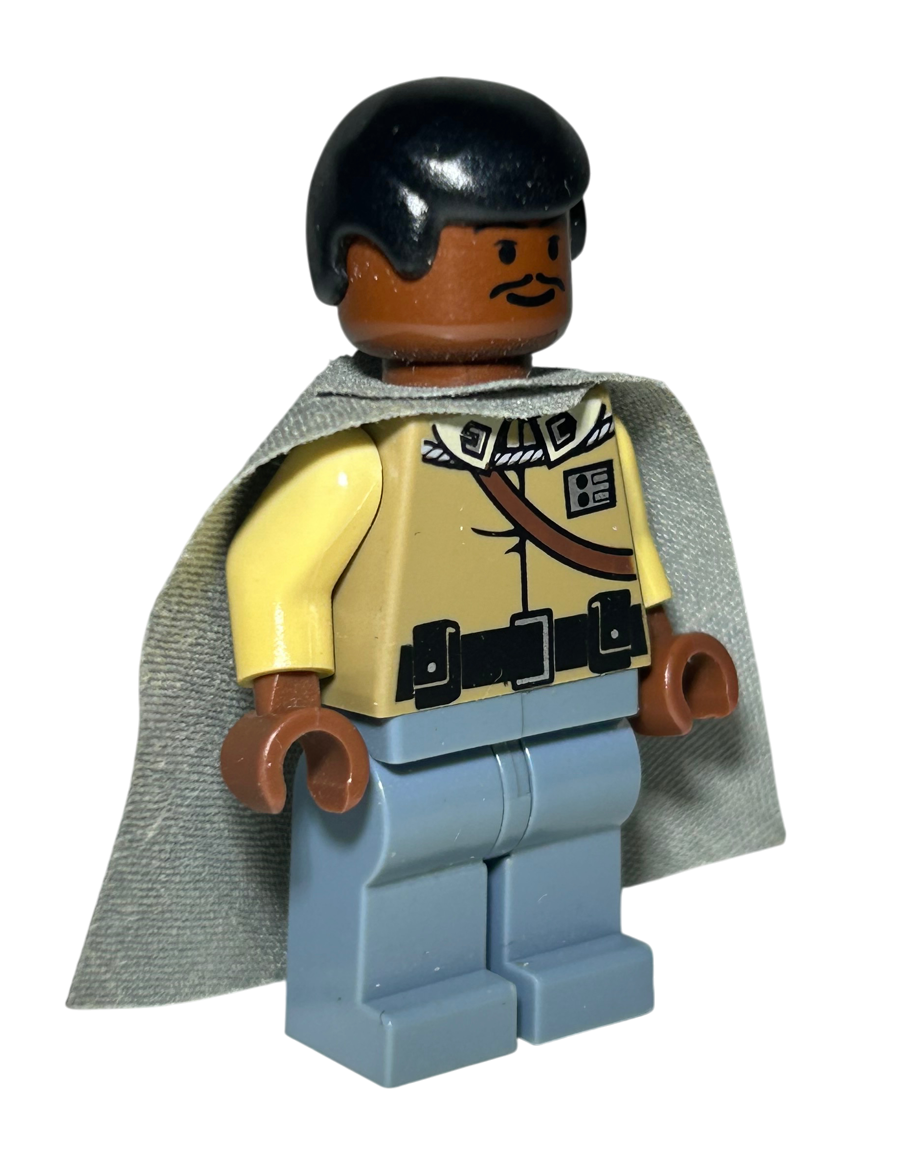 Lando Calrissian SW0251 LEGO Star Wars Minifigur Seitenansicht links  brick2d2