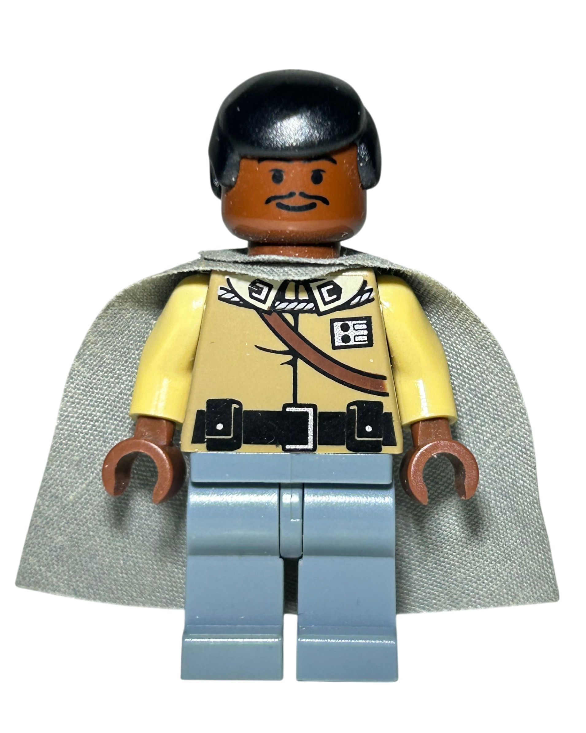 Lando Calrissian SW0251 LEGO Star Wars Minifigur Vorderansicht brick2d2