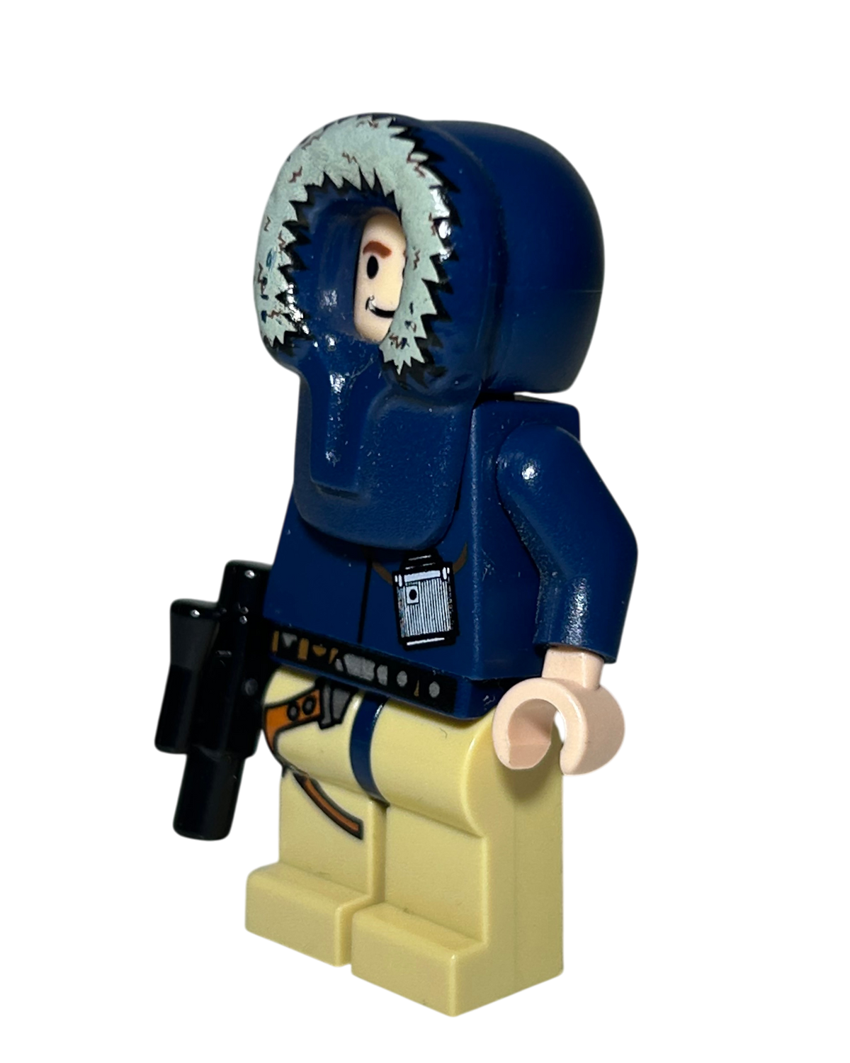 Han Solo SW0253 LEGO Star Wars Minifigur Hoth Outfit Seitenansicht rechts brick2d2
