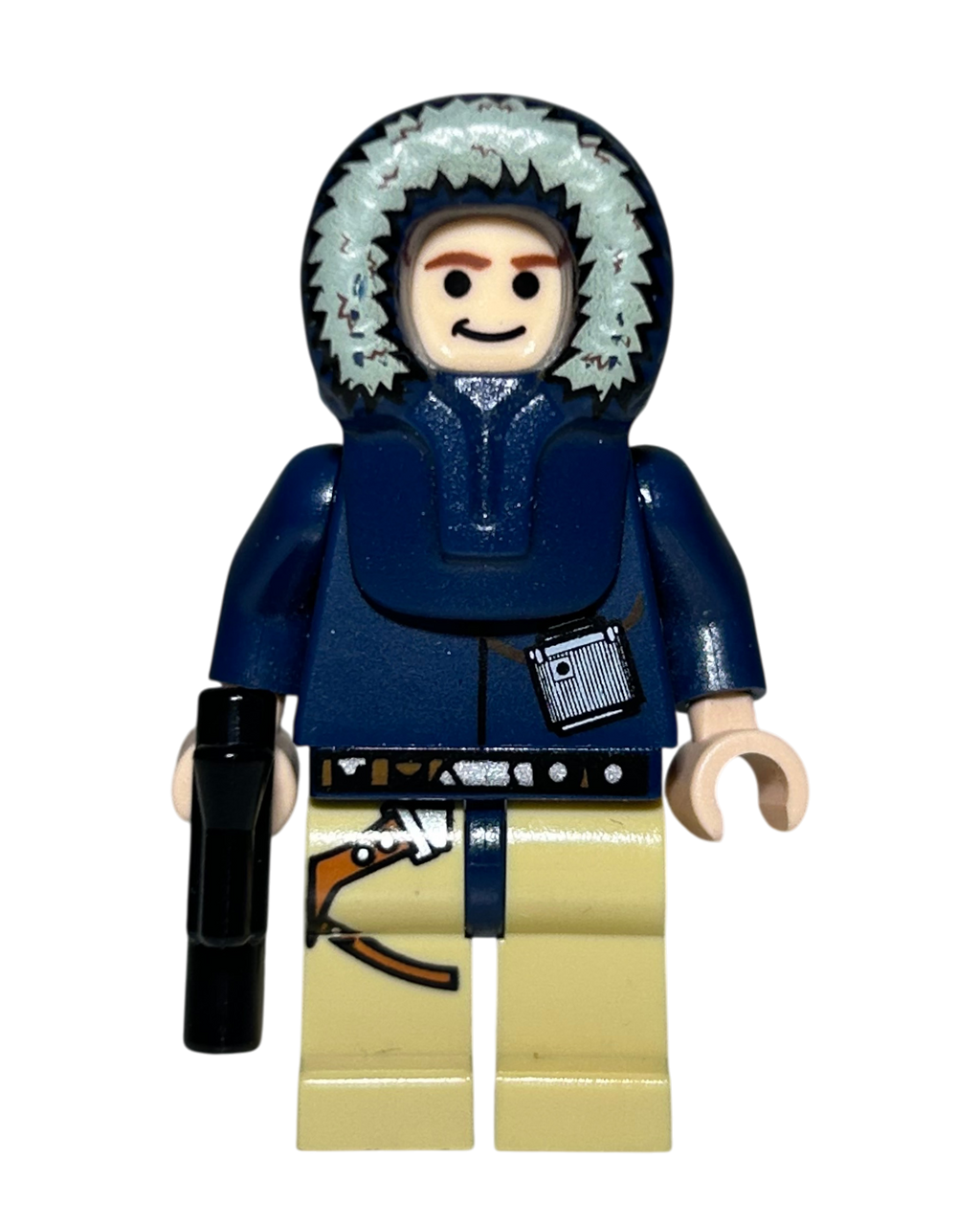 Han Solo SW0253 LEGO Star Wars Minifigur Hoth Outfit Vorderansicht brick2d2