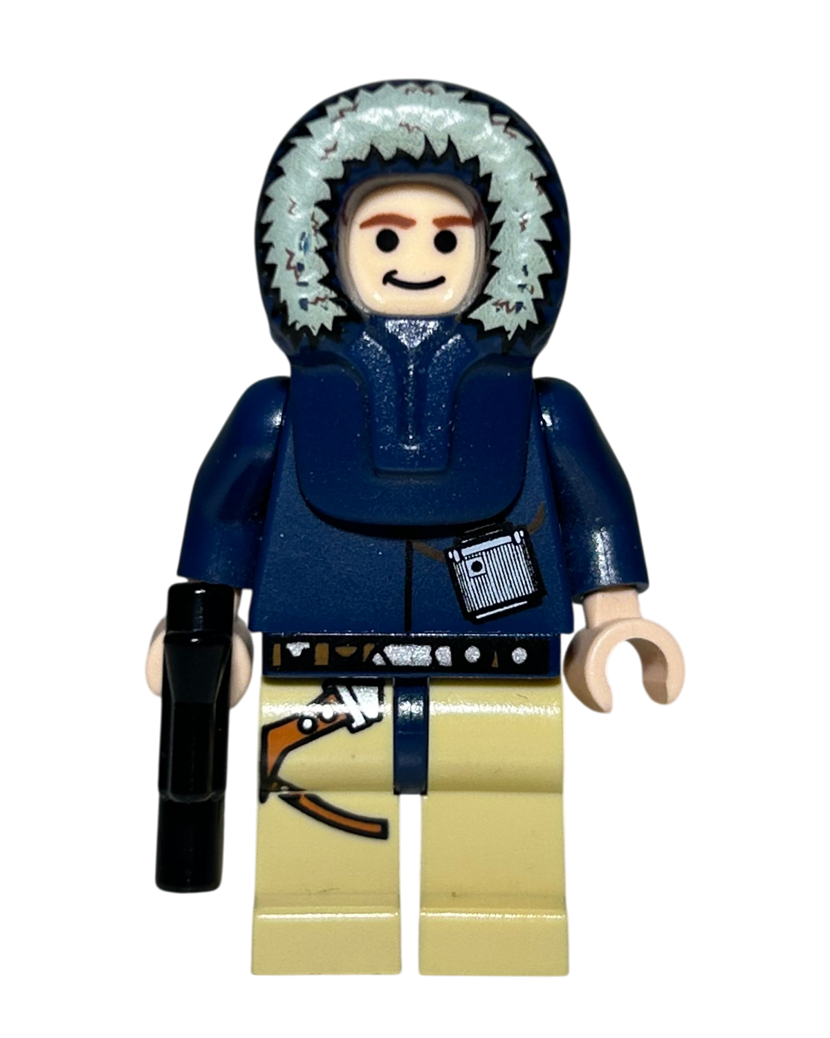 Han Solo SW0253 LEGO Star Wars Minifigur Hoth Outfit Vorderansicht brick2d2
