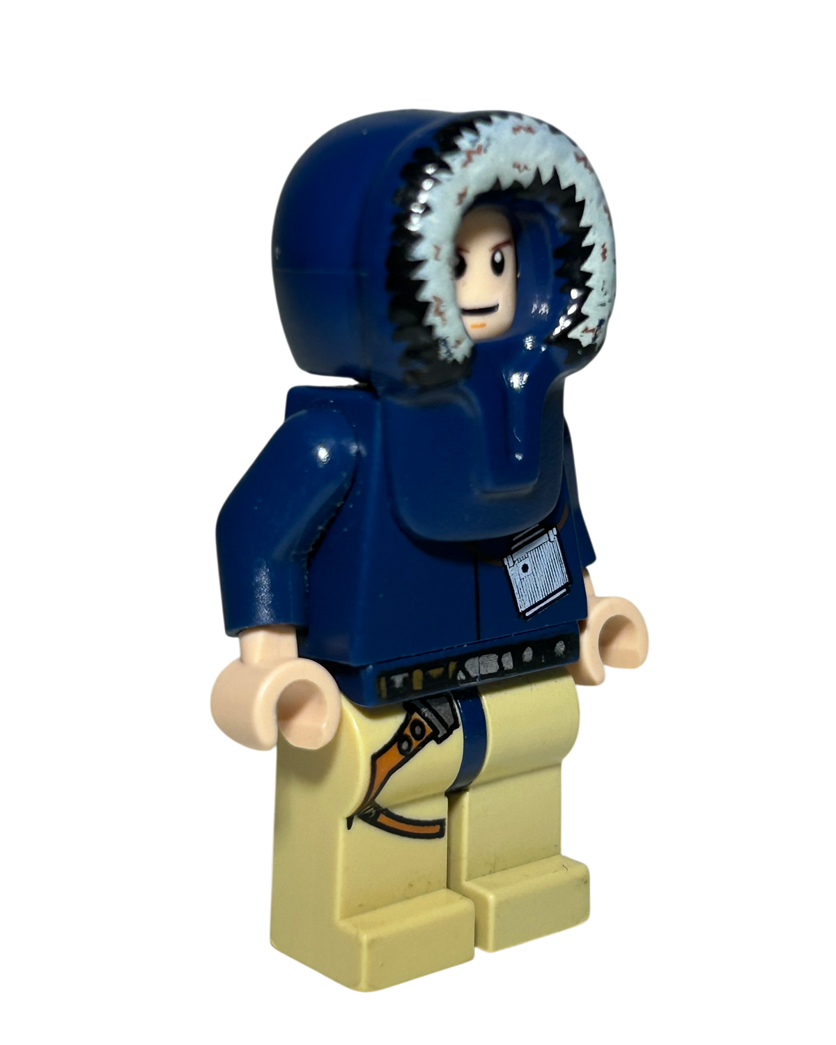 Han Solo Parka mit Kapuze SW0253a LEGO Star Wars Minifigur Seitenansicht links brick2d2