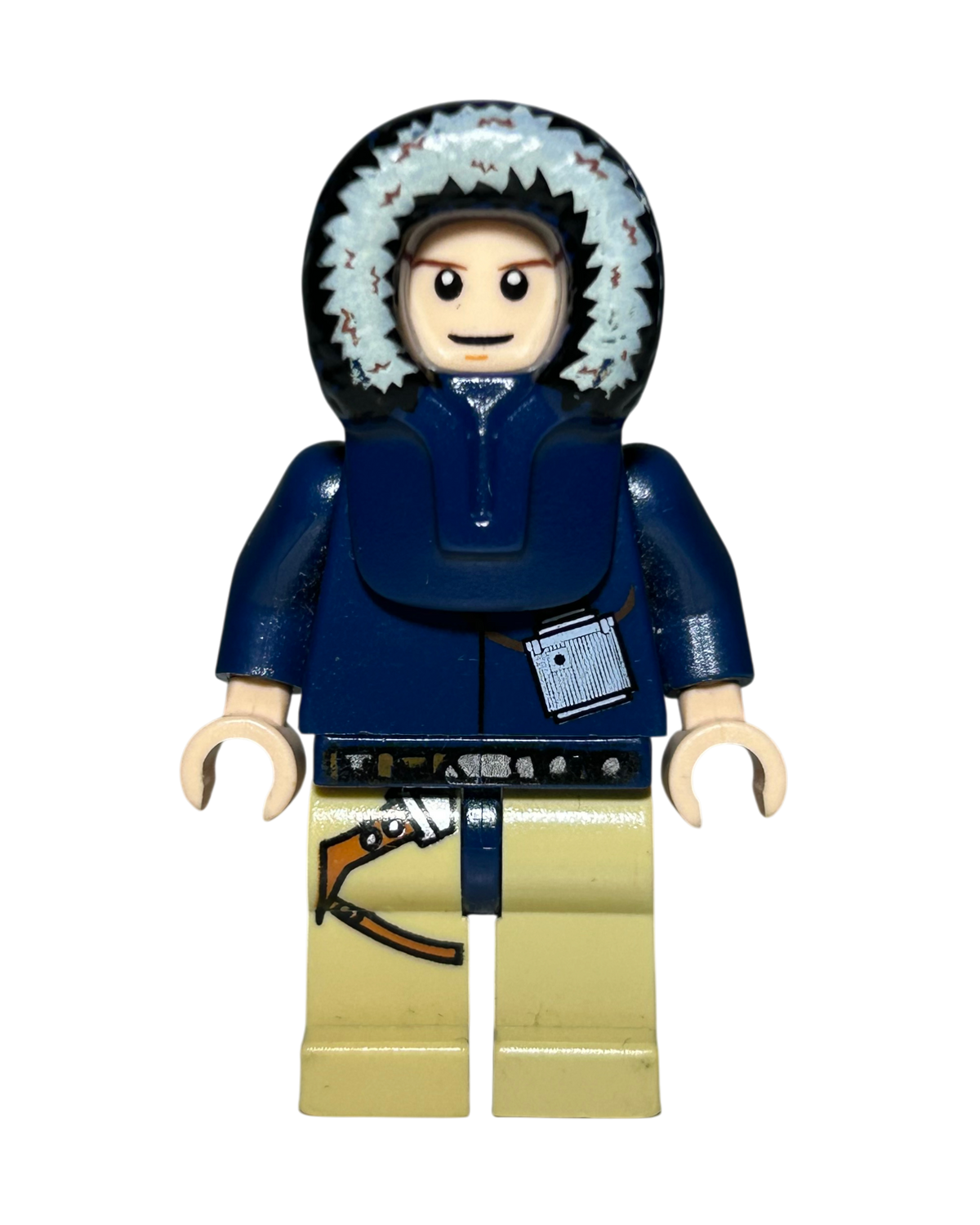 Han Solo Parka mit Kapuze SW0253a LEGO Star Wars Minifigur Vorderansicht brick2d2