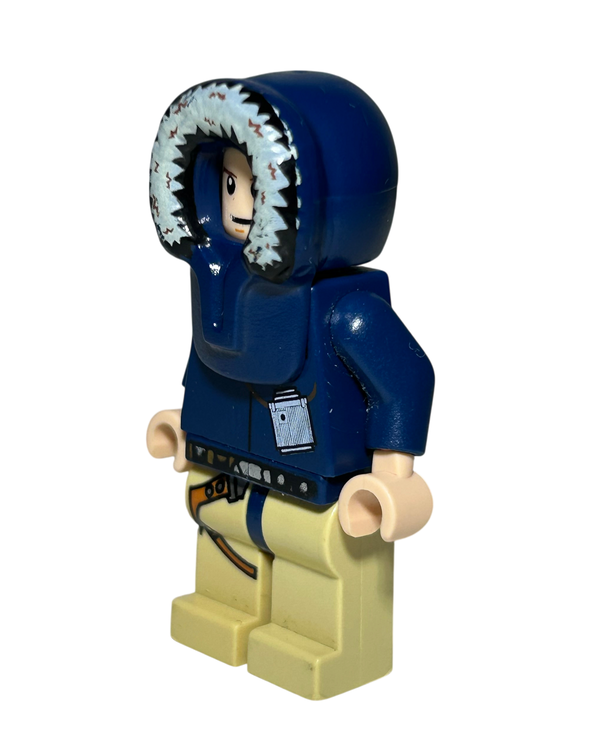 Han Solo Parka mit Kapuze SW0253a LEGO Star Wars Minifigur Seitenansicht rechts brick2d2