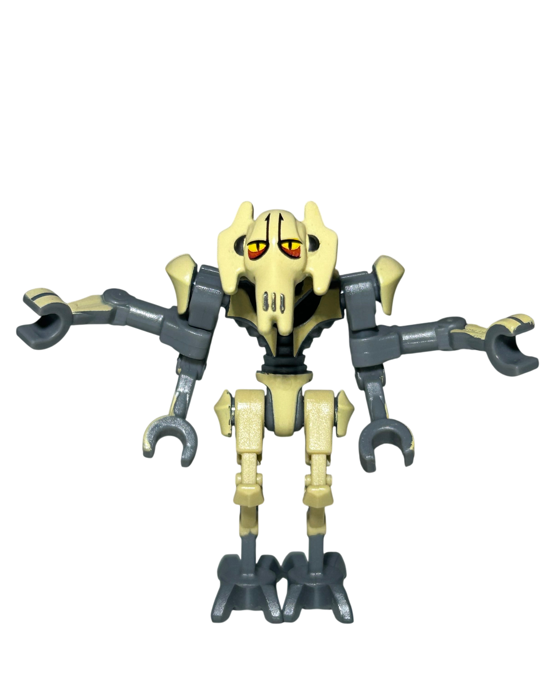 Lego Star Wars Minifigur General Grievous SW0254 Vorderansicht brick2d2