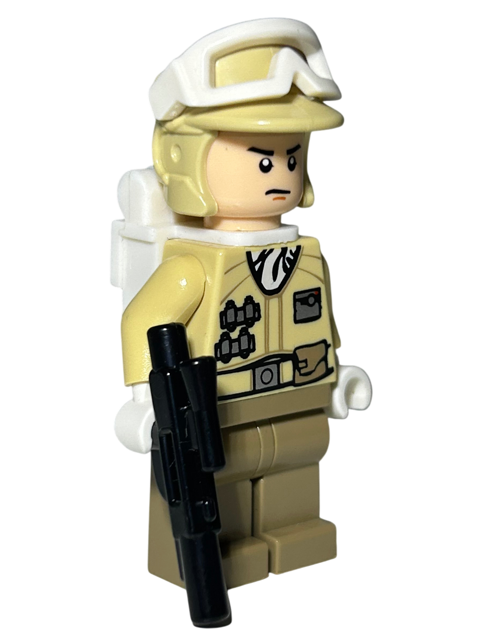 Lego Star Wars Minifigur Hoth Rebel Trooper SW0259 Seitenansicht links brick2d2