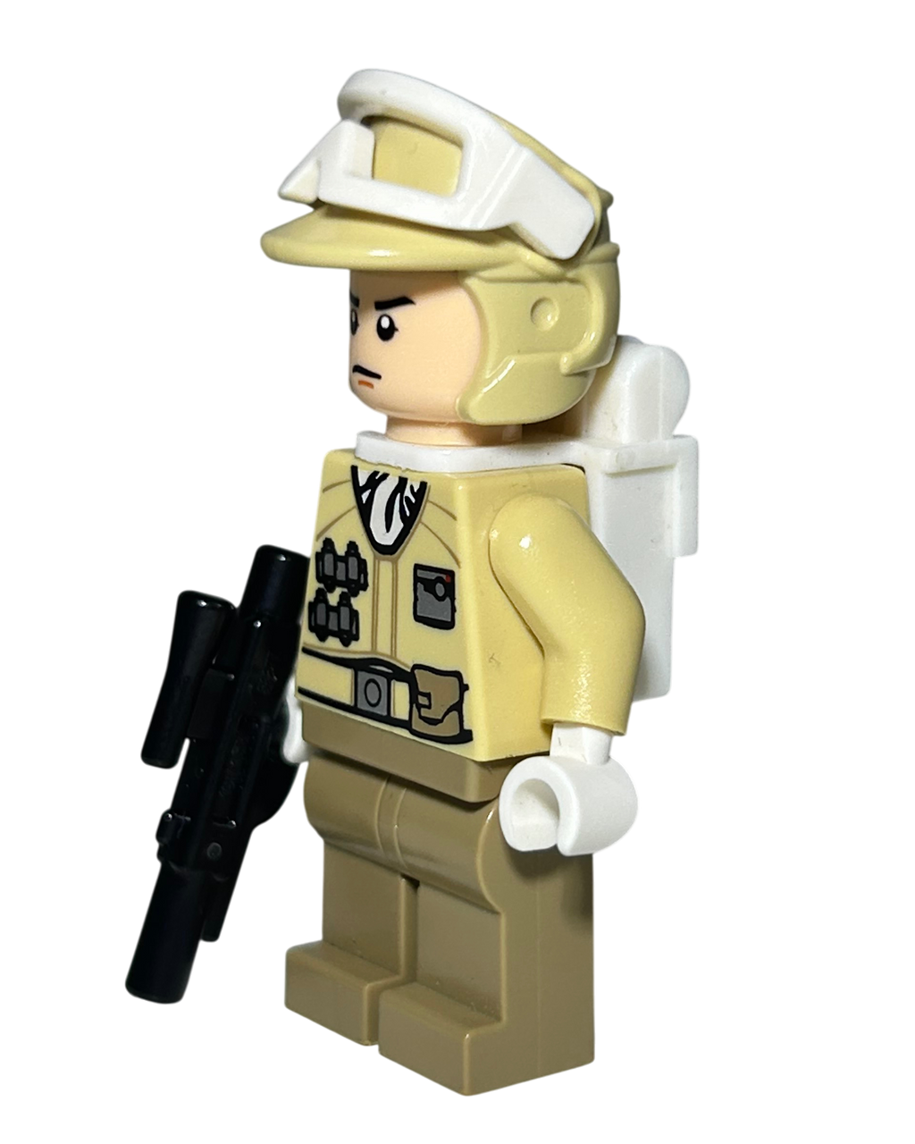 Lego Star Wars Minifigur Hoth Rebel Trooper SW0259 Seitenansicht rechts brick2d2