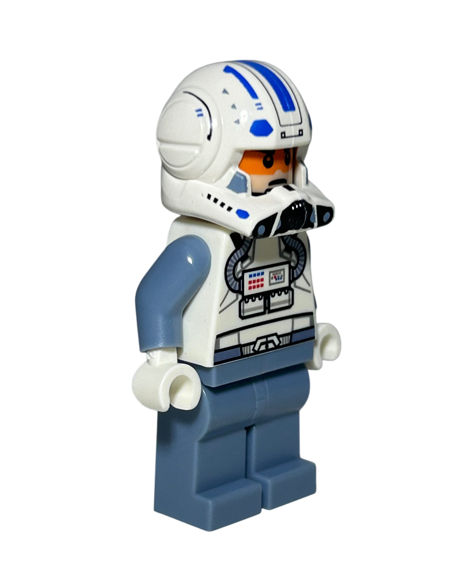 Clone Trooper Pilot Captain Jag SW0265 LEGO Star Wars Minifigur Seitenansicht brick2d2