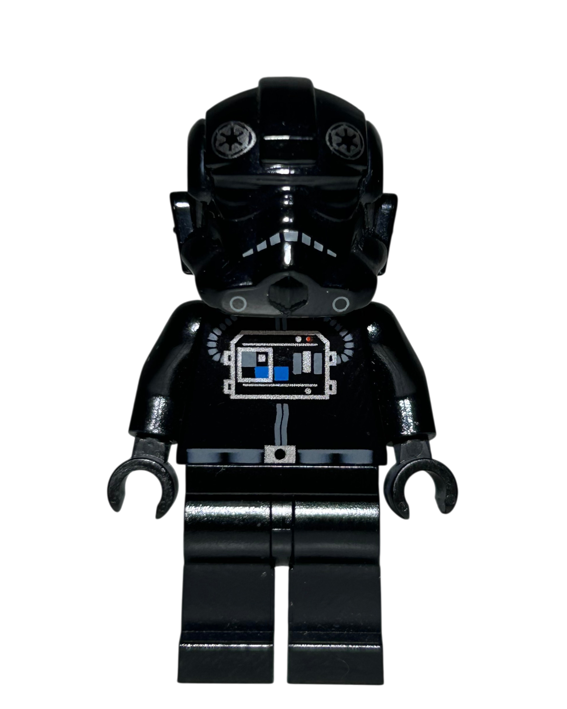 Imperial TIE Defender Pilot SW0268 LEGO Star Wars Minifigur 2010 Vorderansicht brick2d2