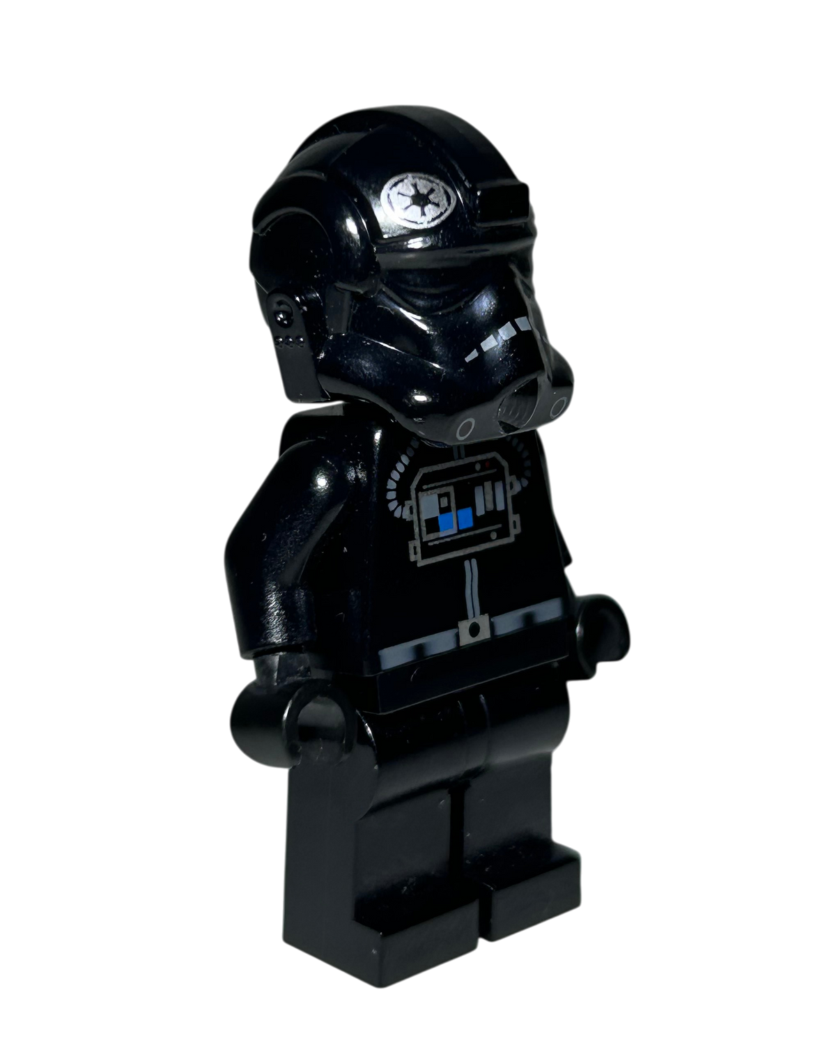 Imperial TIE Defender Pilot SW0268 LEGO Star Wars Minifigur 2010 Seitenansicht links brick2d2
