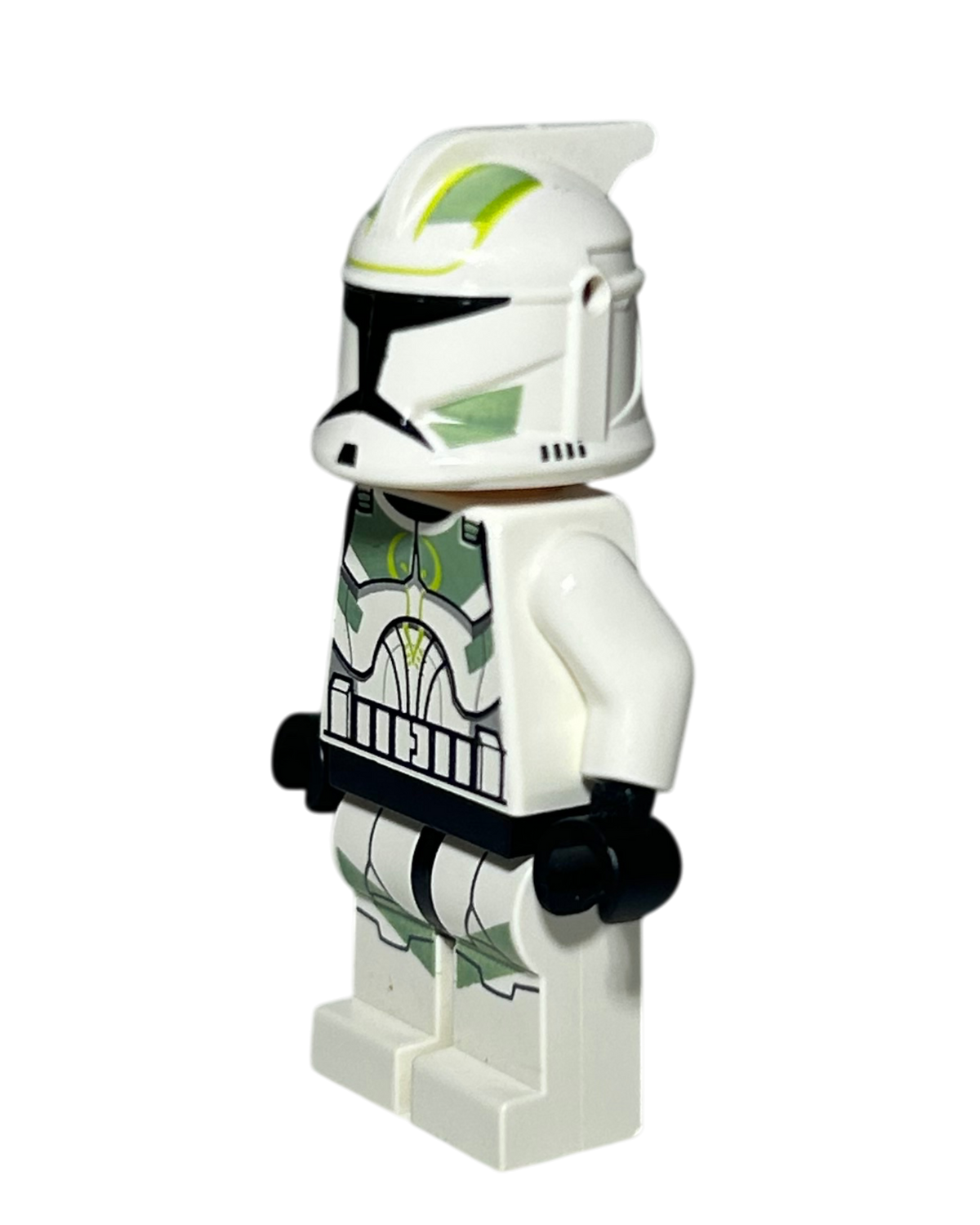 Phase 1 Horn Company Clone Trooper SW0298 LEGO Star Wars Minifigur Seitenansicht rechts brick2d2