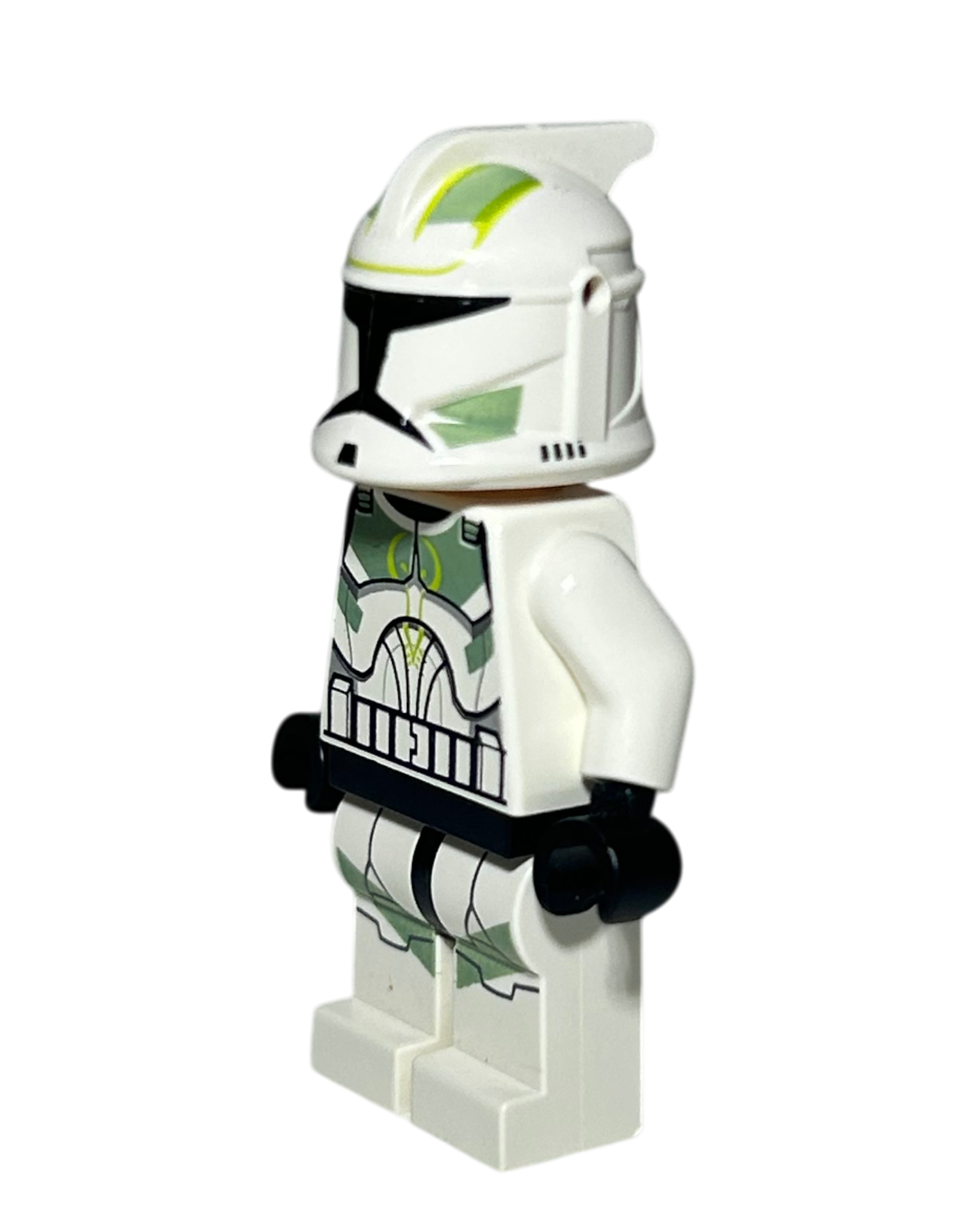 Phase 1 Horn Company Clone Trooper SW0298 LEGO Star Wars Minifigur Seitenansicht rechts brick2d2