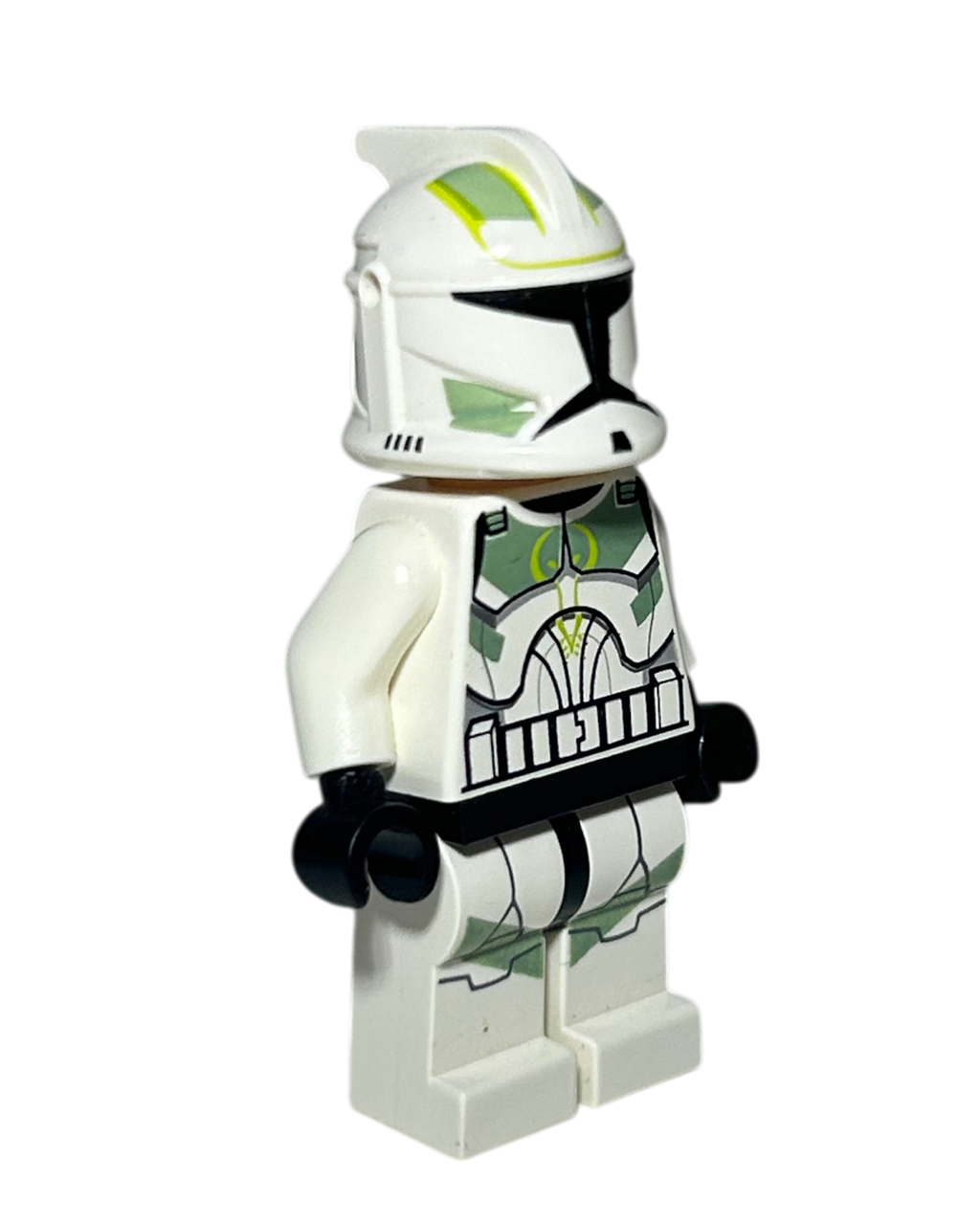 Phase 1 Horn Company Clone Trooper SW0298 LEGO Star Wars Minifigur Seitenansicht links brick2d2