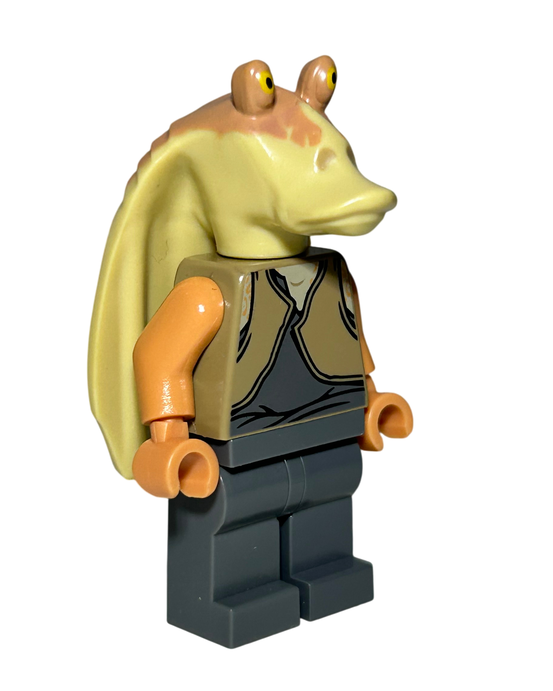 Jar Jar Binks SW0301 LEGO Star Wars Minifigur Seitenansicht links brick2d2